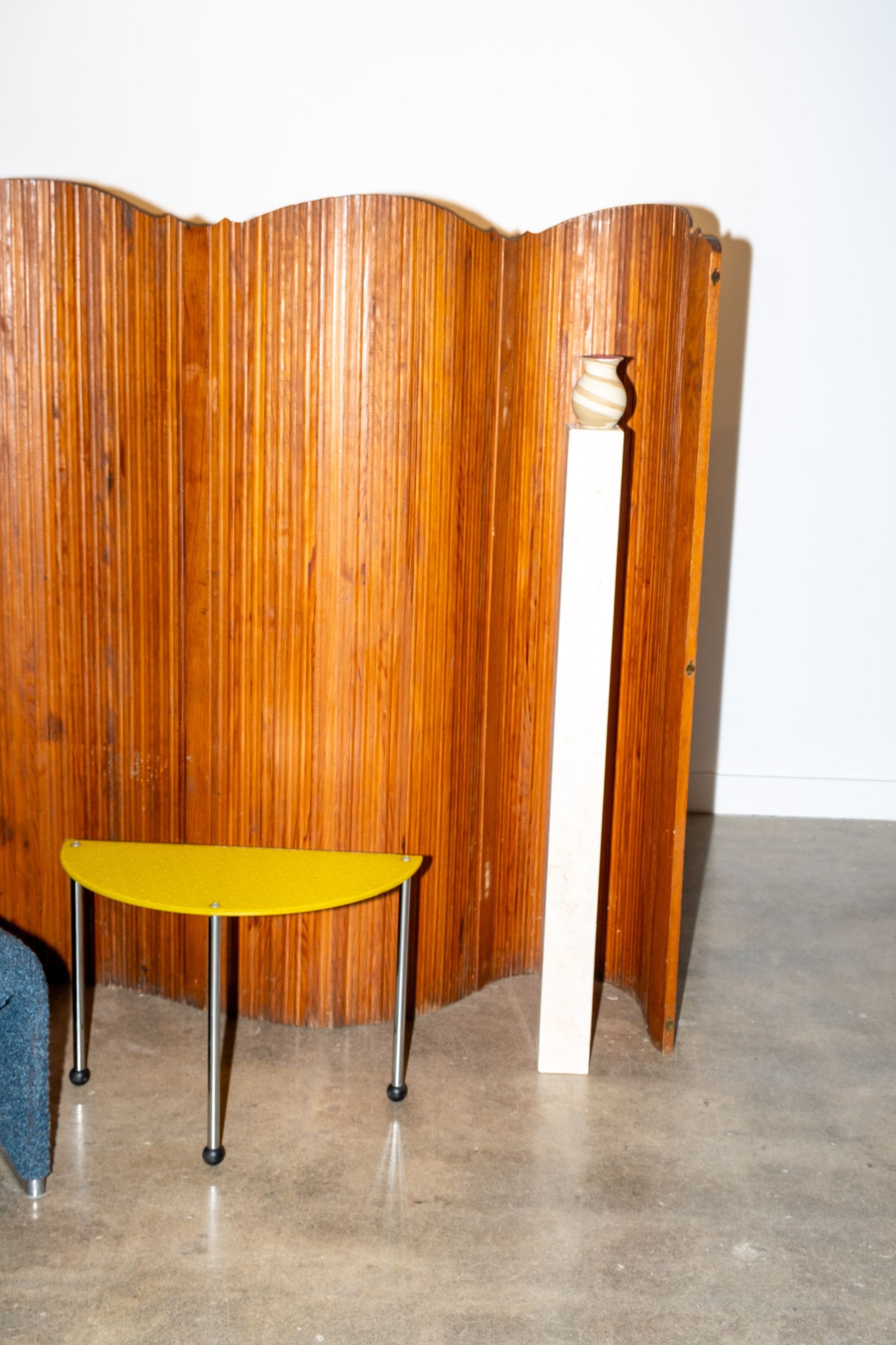 S.N.S.A French Tambour Screen, tall (dark) by Jomaine Baumann