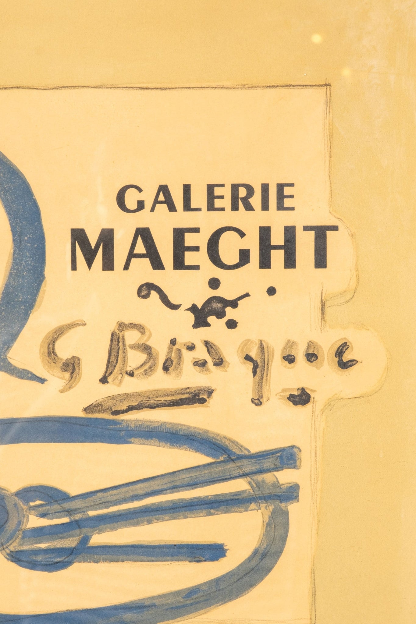 Vintage Framed Galerie Maeght Print by Georges Braque | Bonne Choice