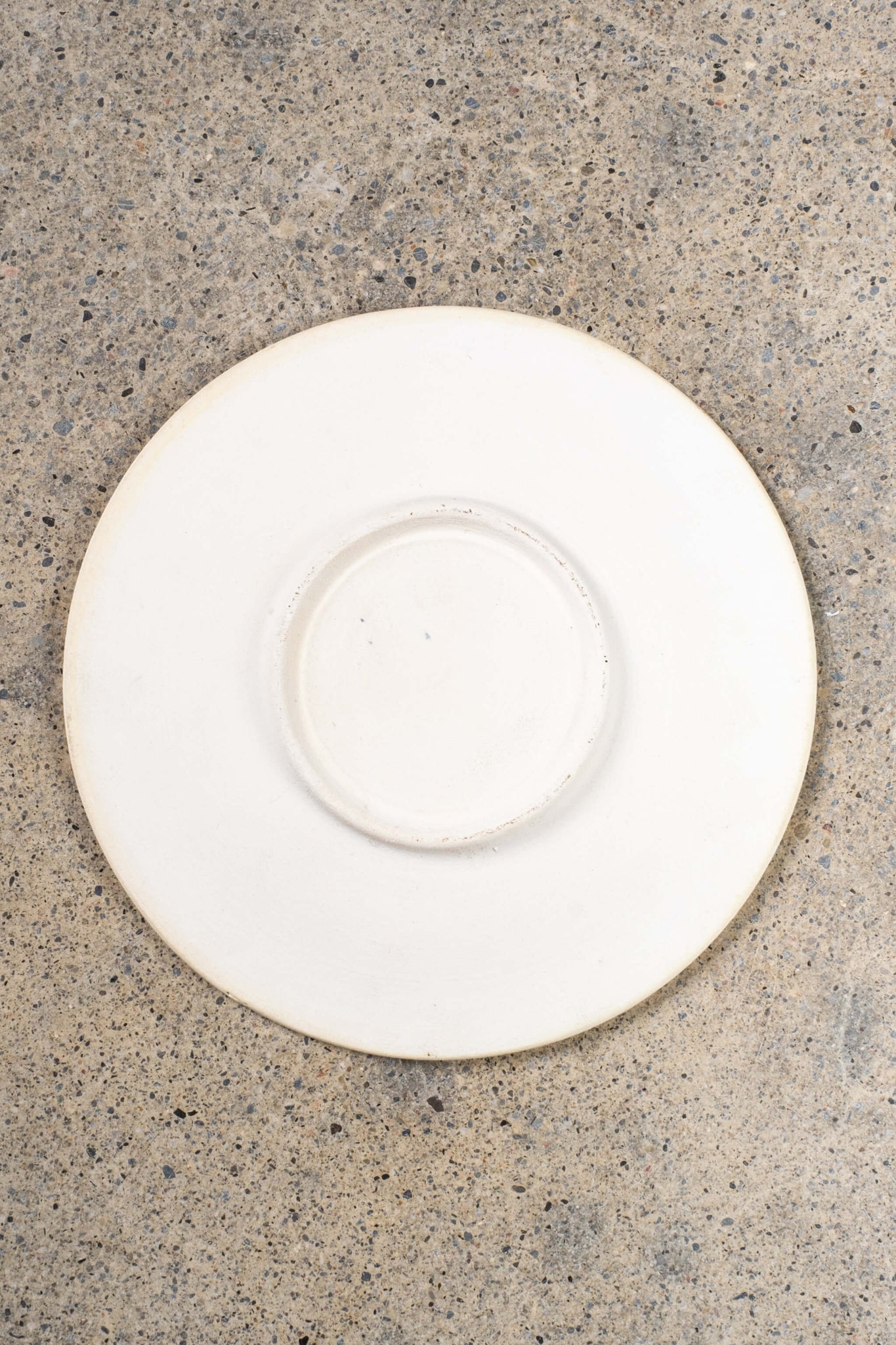 Vintage Ceramic Glaze Testing Plate No. 2, underside