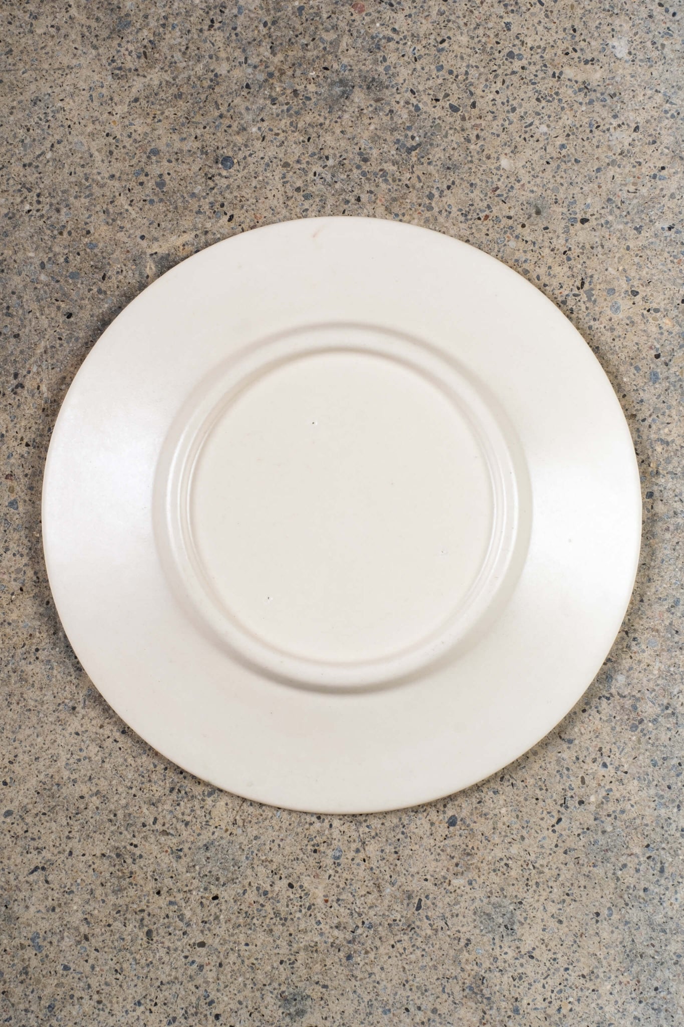 Vintage Ceramic Glaze Testing Plate No. 1, underside