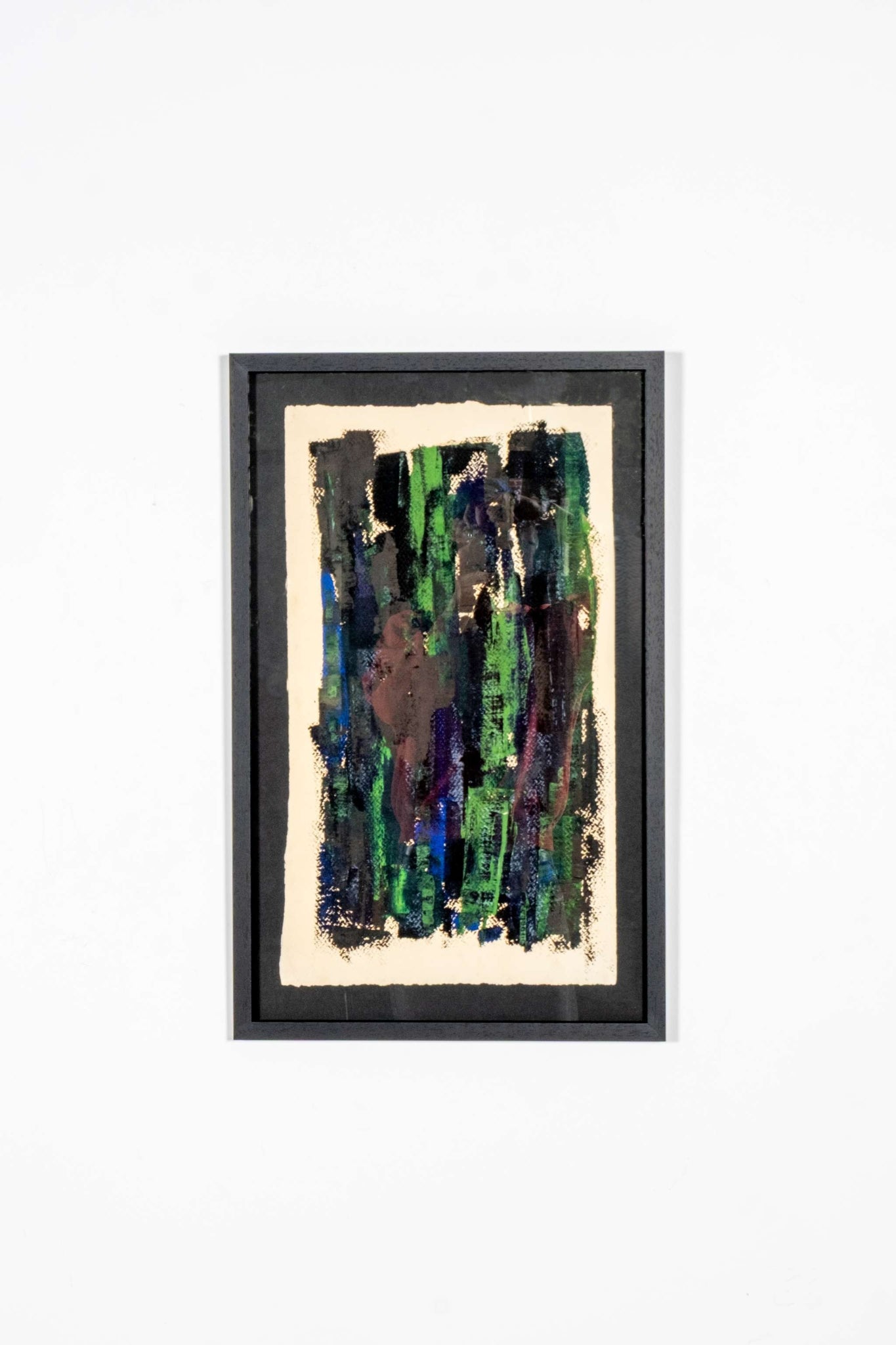 Green, Blue and Black Print