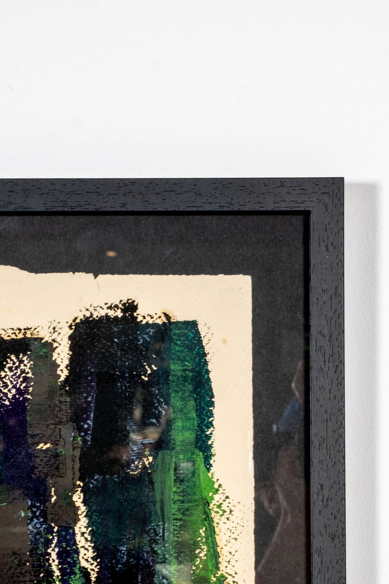 Green, Blue and Black Print