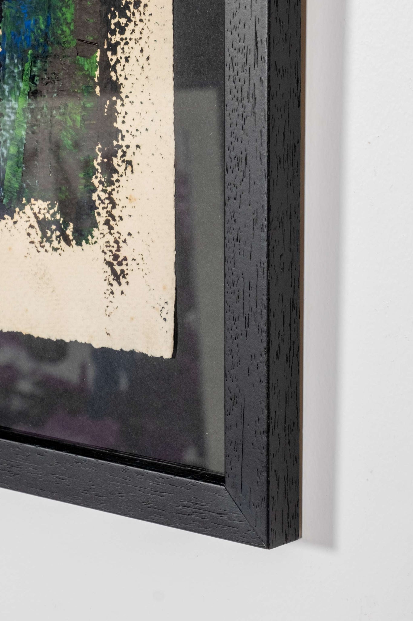 Green, Blue and Black Print