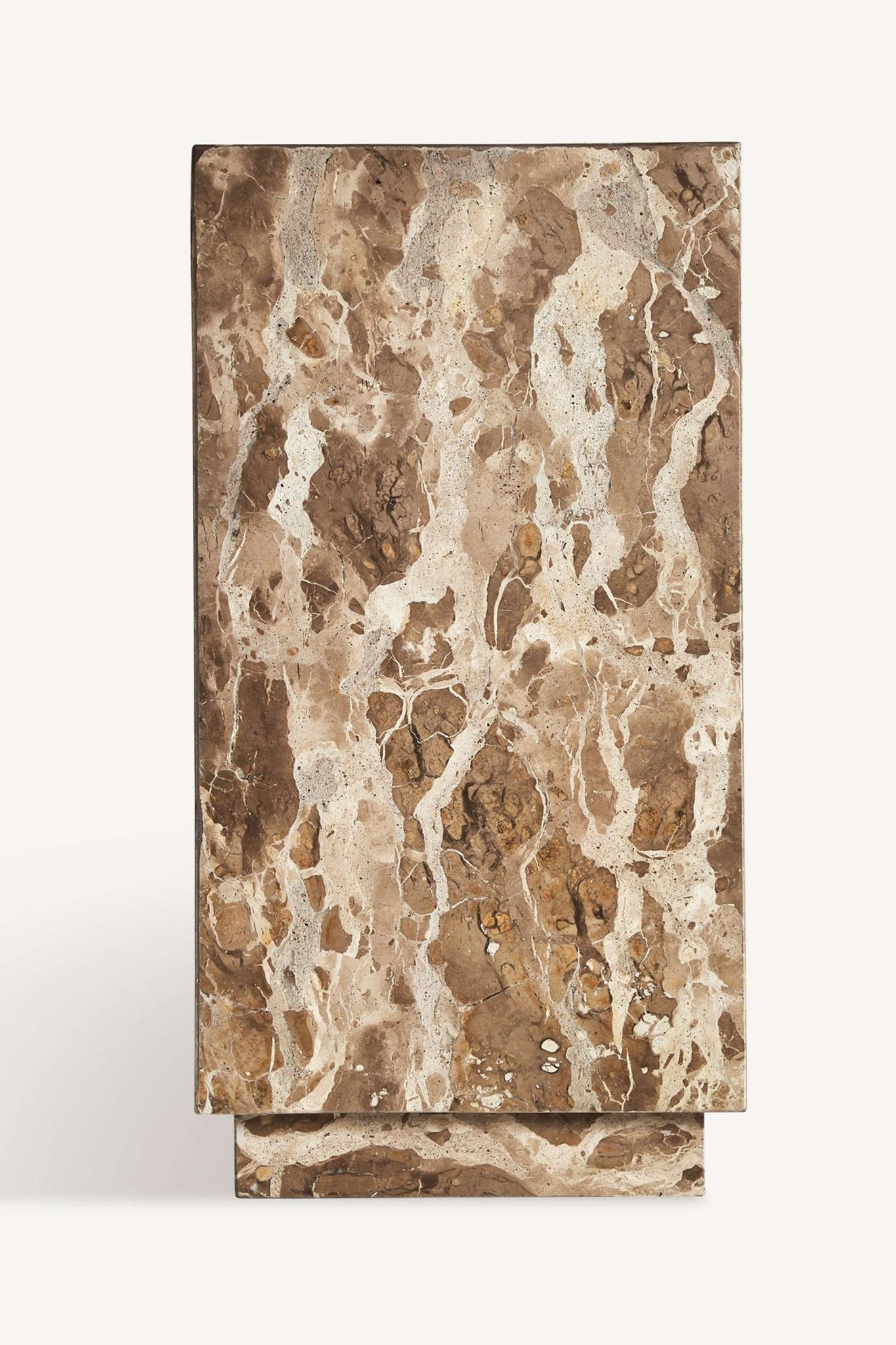 Grov Marble Pedestal/Side Table, Tall