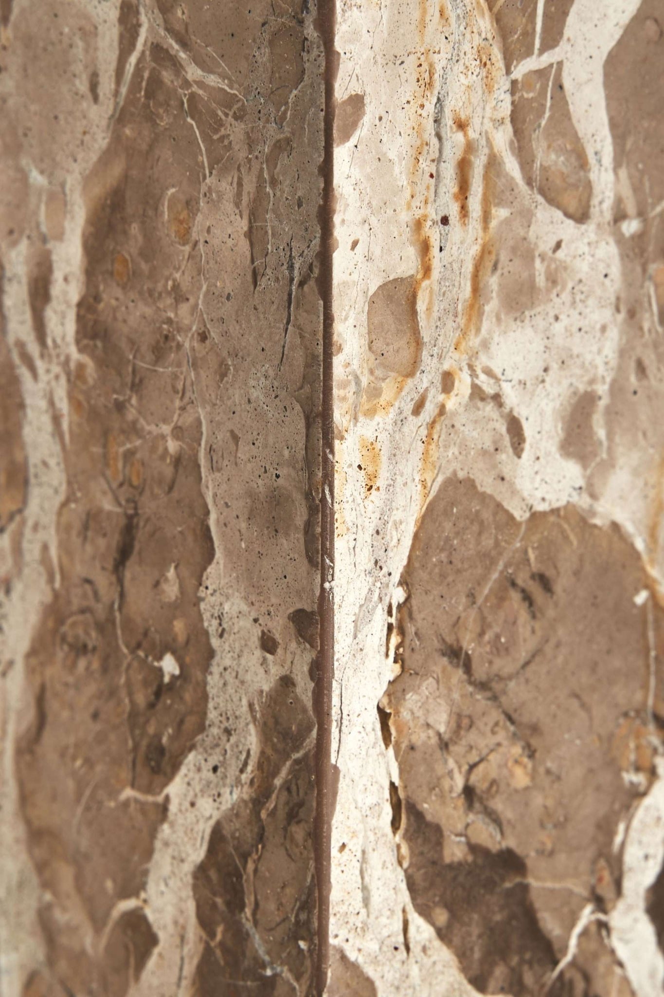 "Grov" Marble Pedestal/Side Table, Small