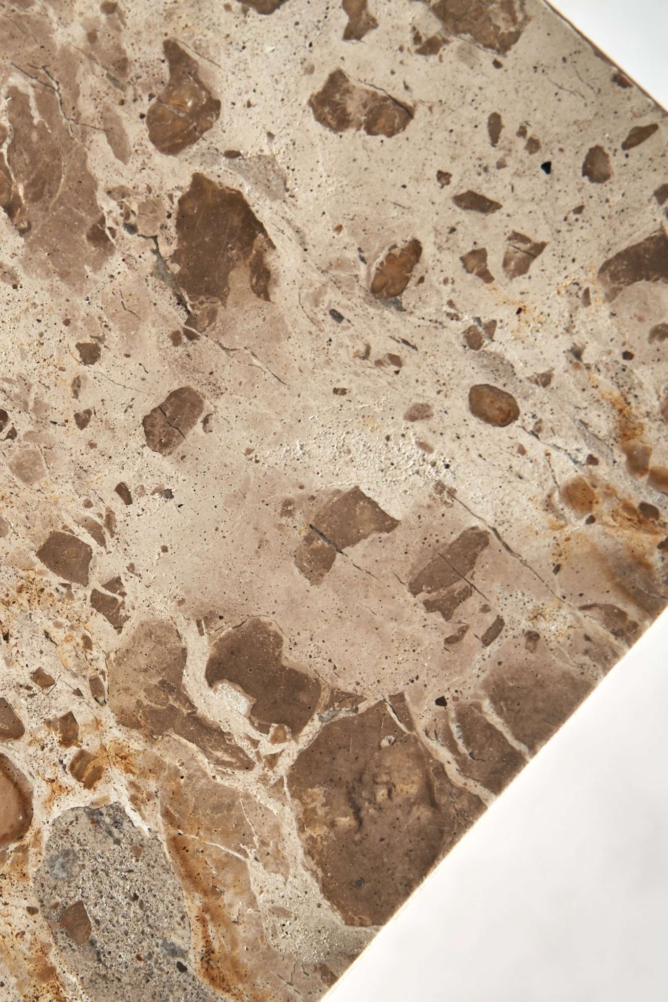 "Grov" Marble Pedestal/Side Table, Small