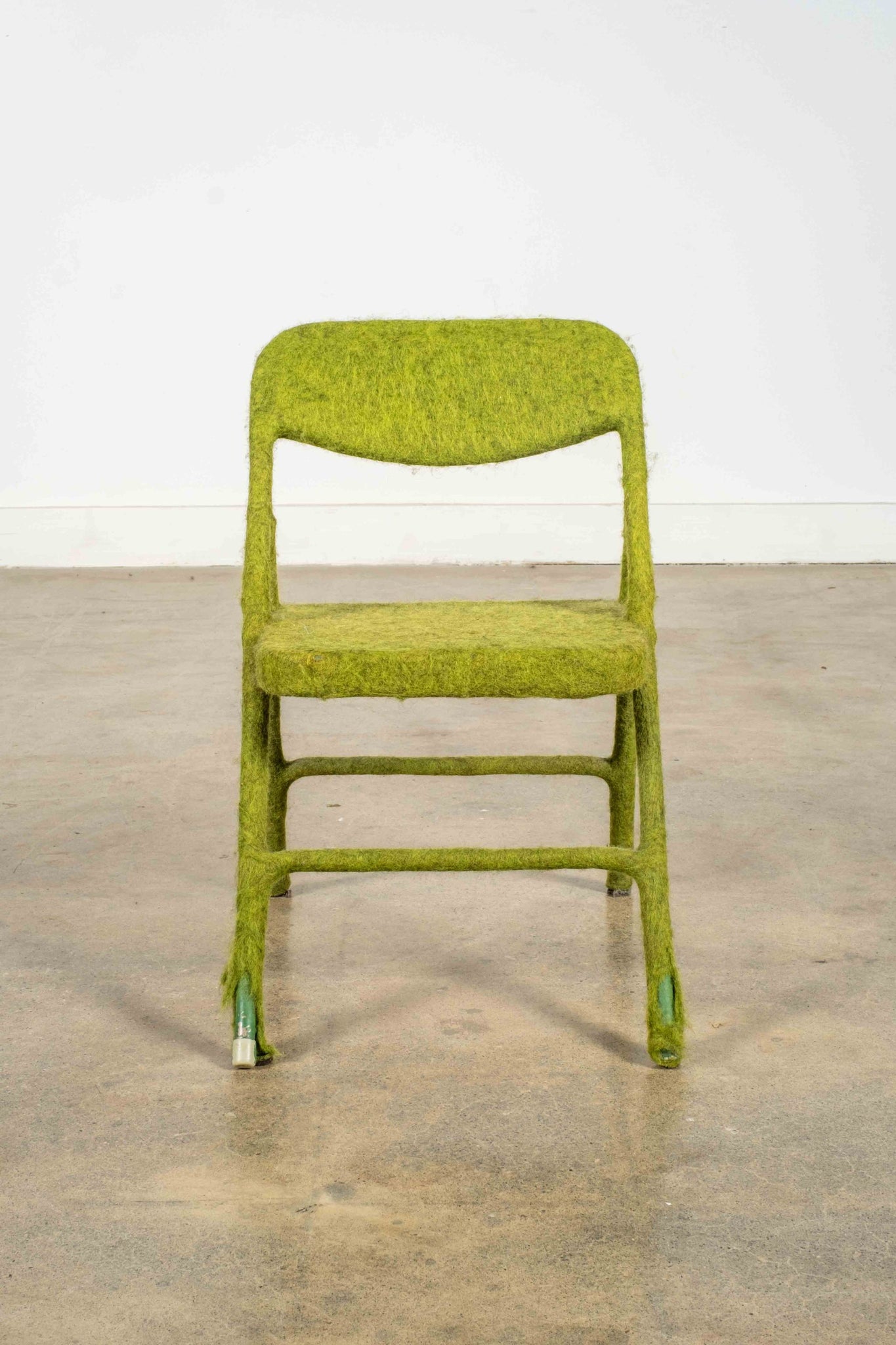 Tanya Aguiniga Hand-Felted Folding Chair, Green by Tanya Aguiniga | Bonne Choice