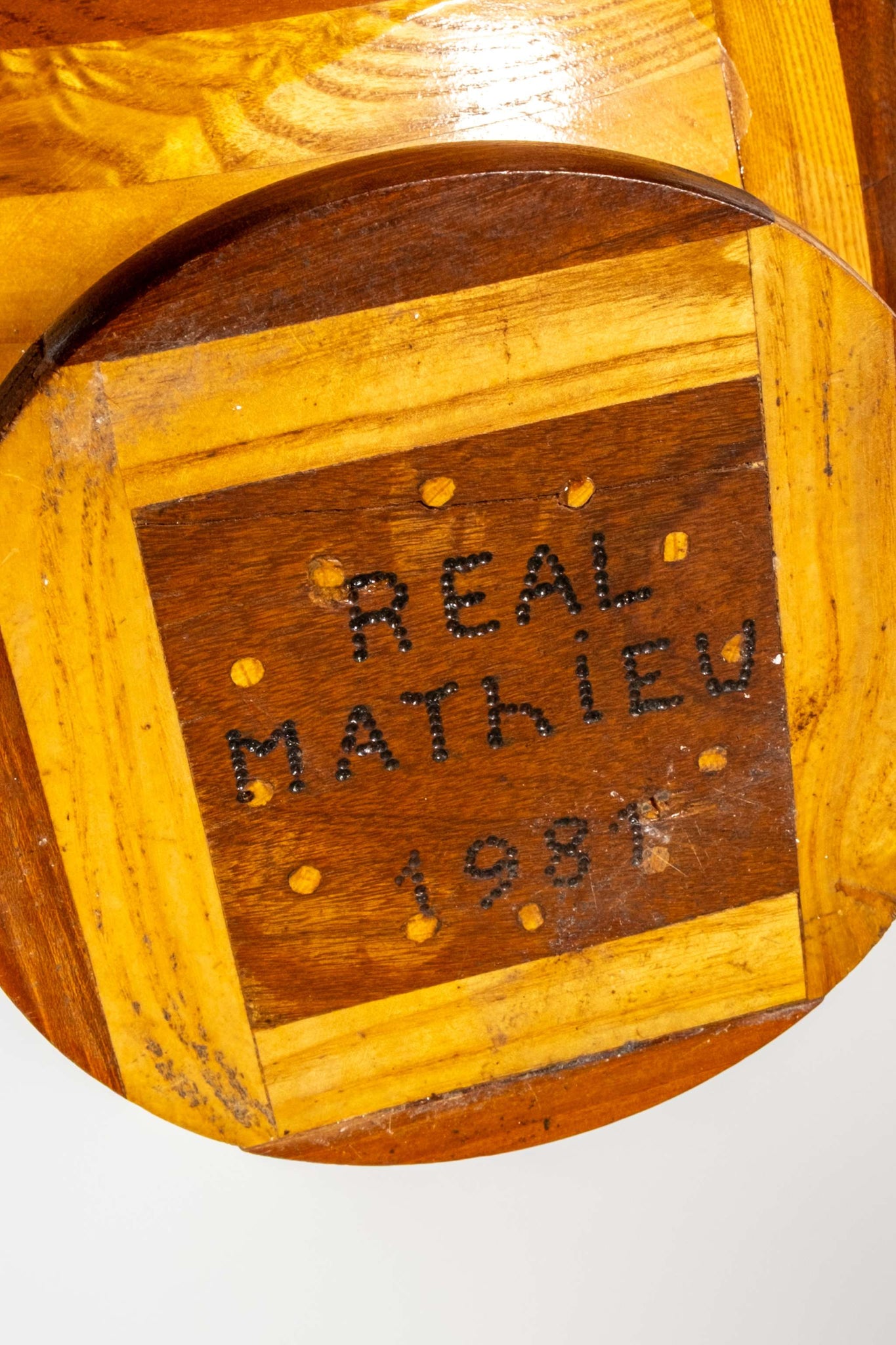 Handcrafted Lidded Wood Pot