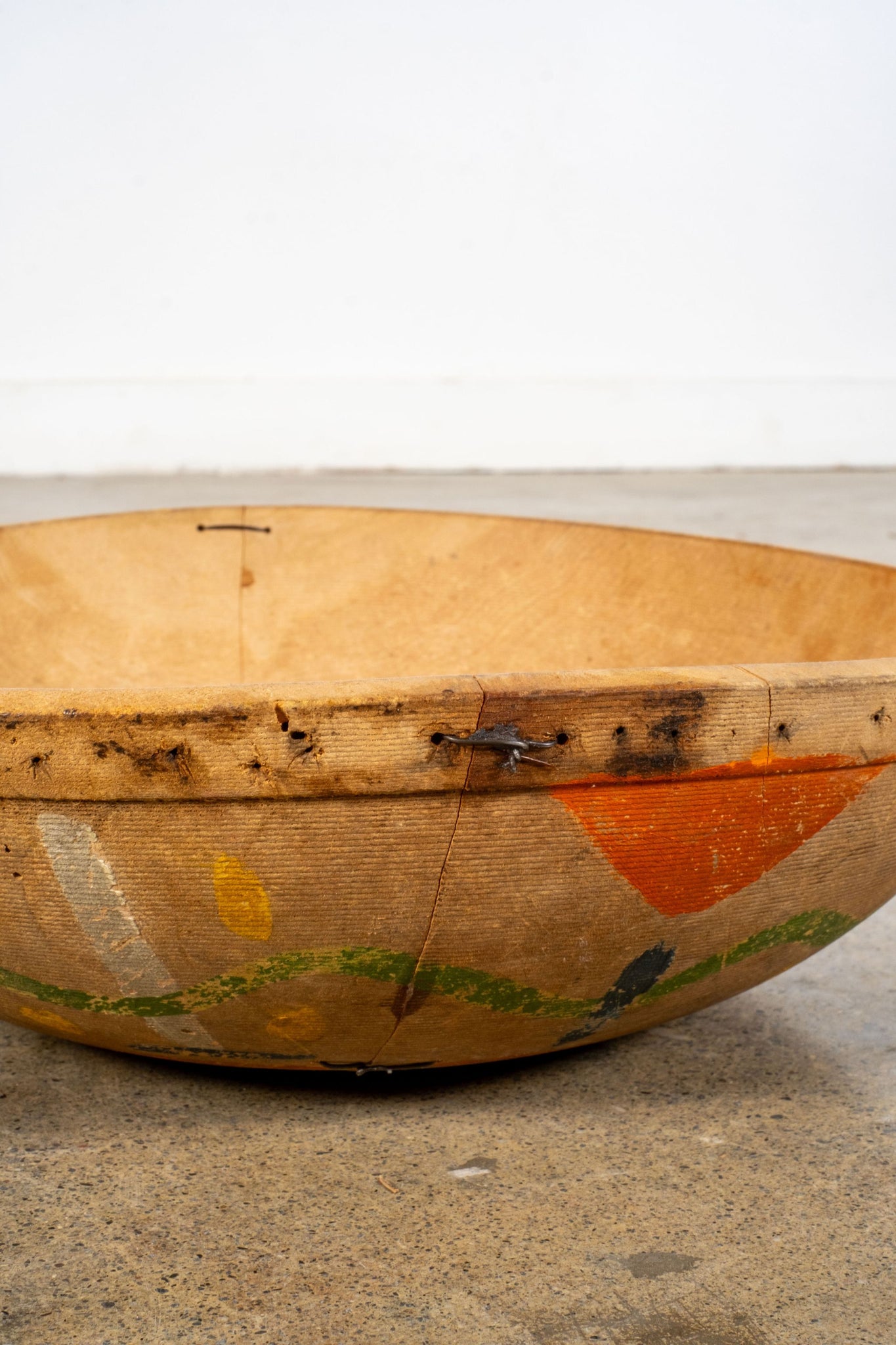 Handpainted Wood Bowl | Bonne Choice