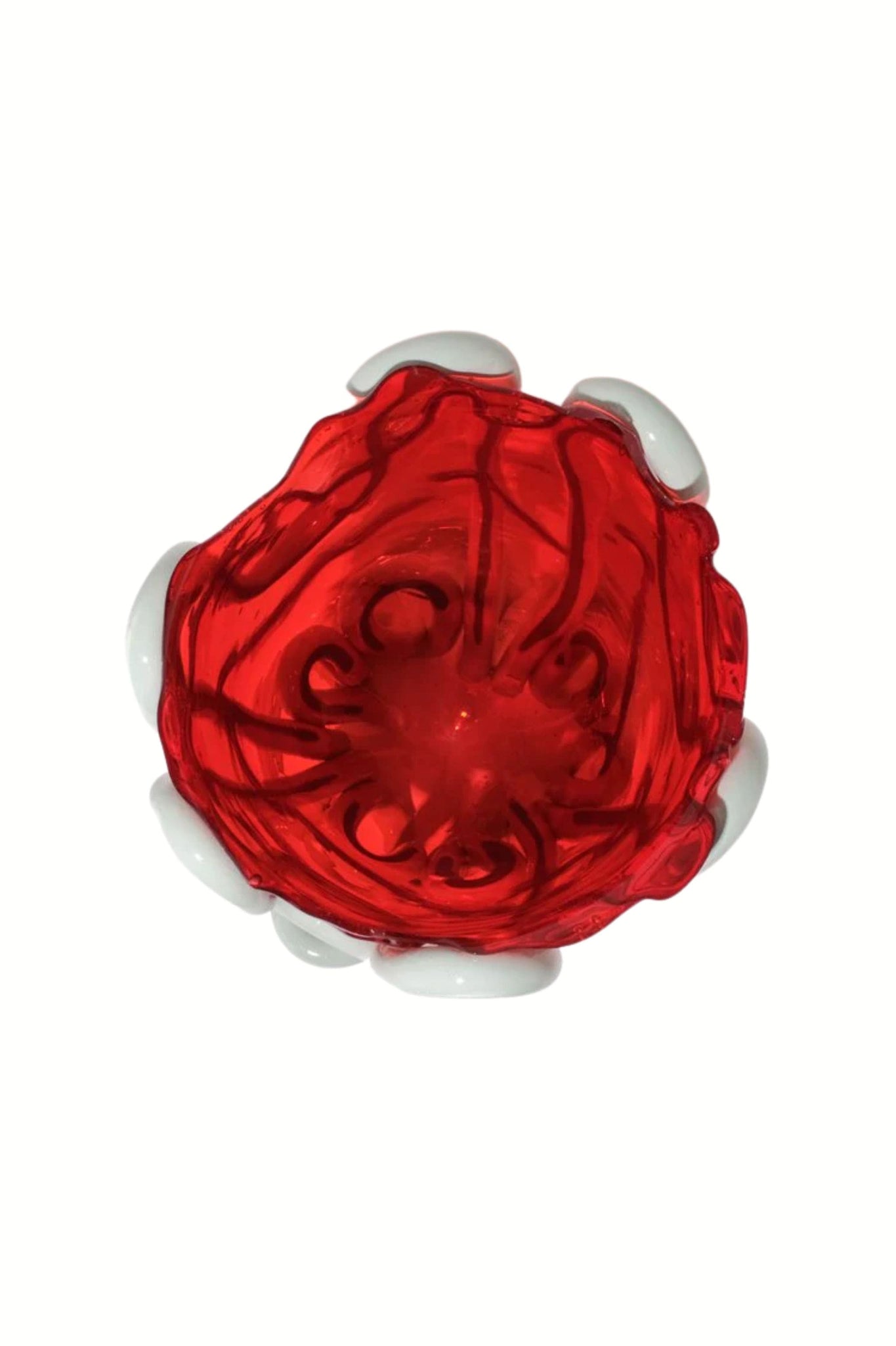 Corsi Indian Summer Vase (Large), Clear Red and Matte Aqua by Gaetano Pesce | Bonne Choice
