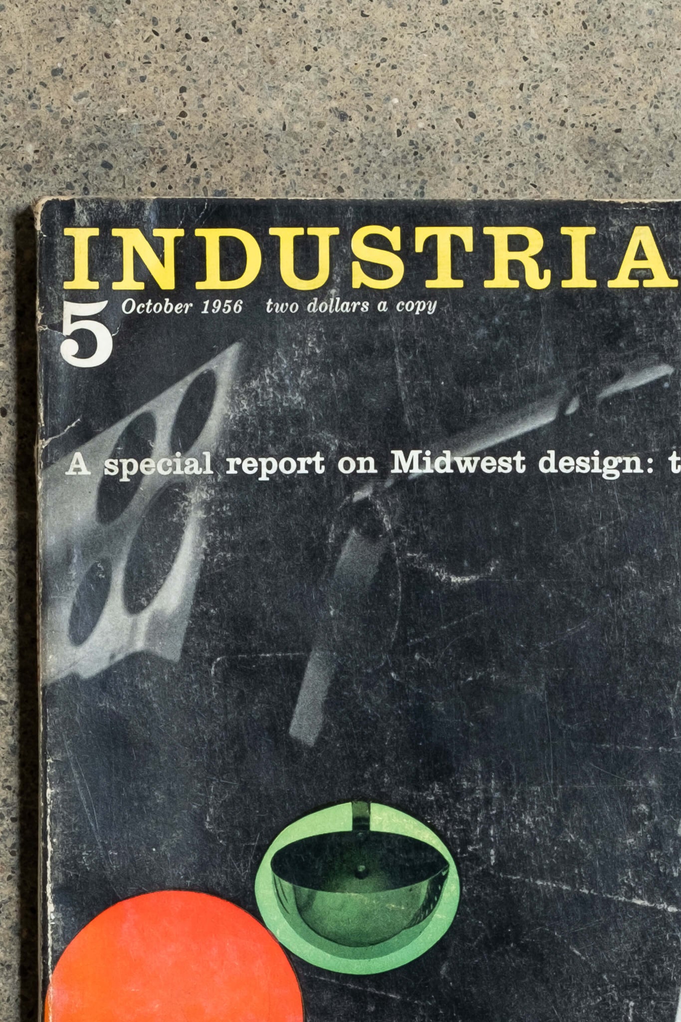 Industrial Design Vintage Magazine, October 1956, close up
