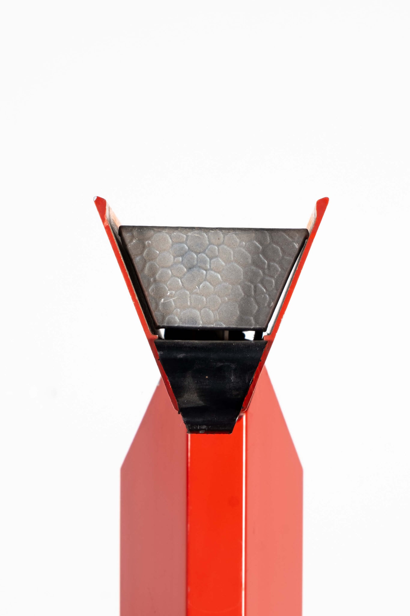 Vintage Red 'Klipper' Floor Lamp TVE Mauro Marzollo, light detail