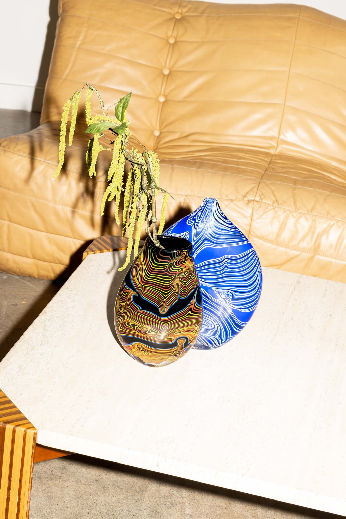 Bonne Choice - Signed Art Glass Vase 2