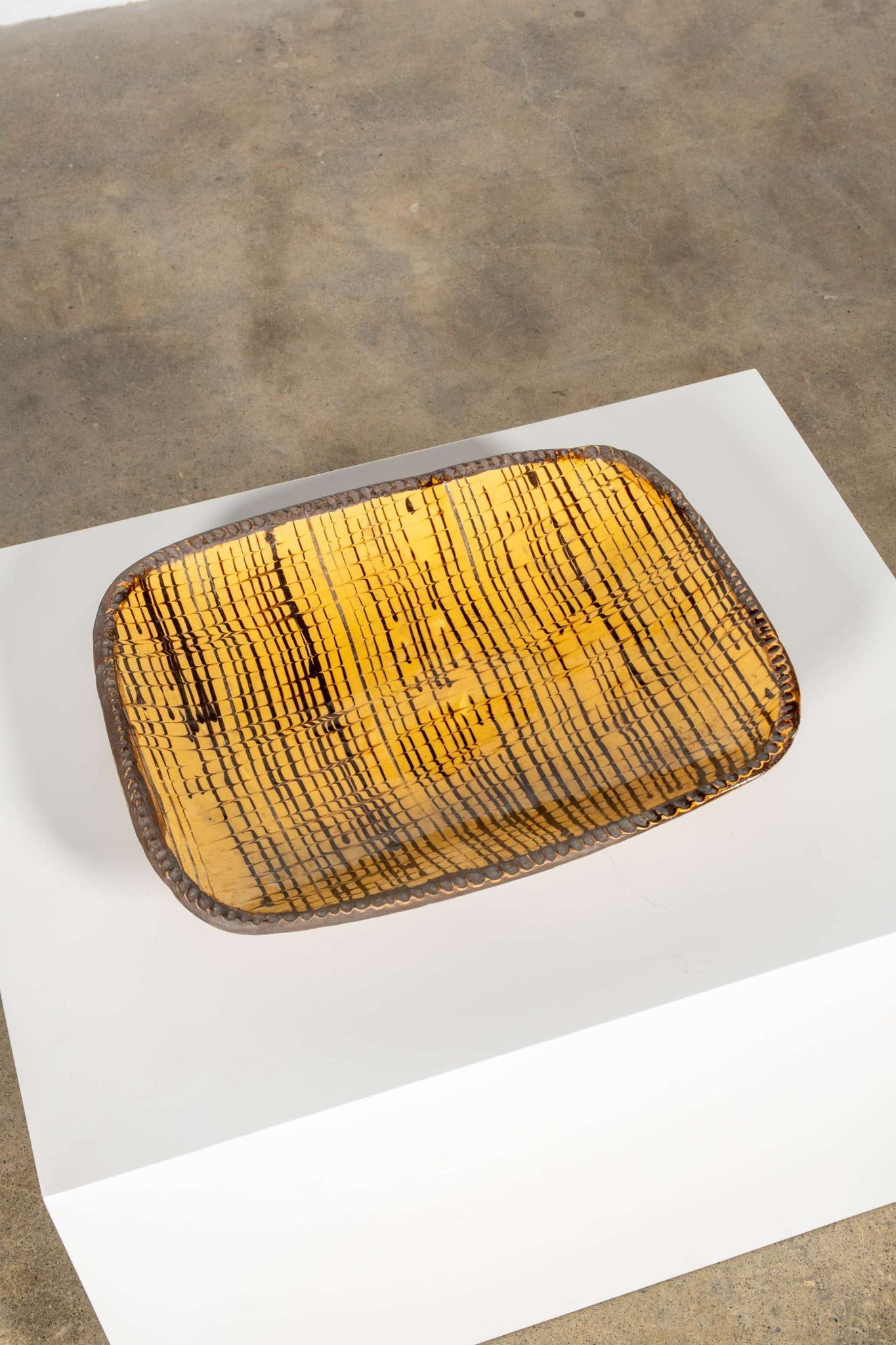 Large Rectangular Ceramic Serving Platter