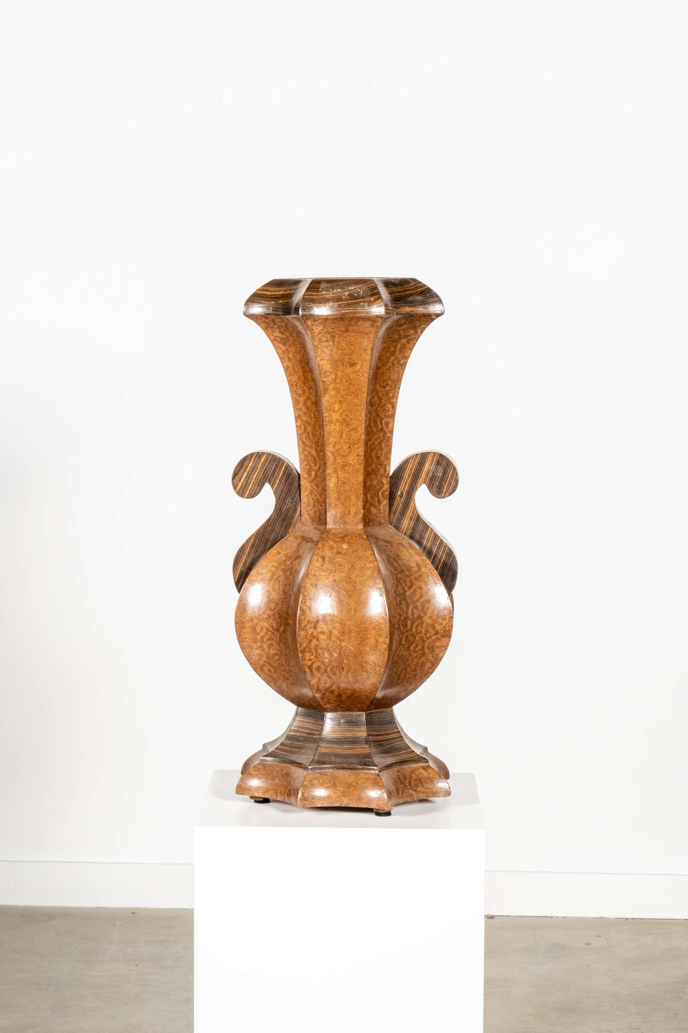 Large Wood Vase