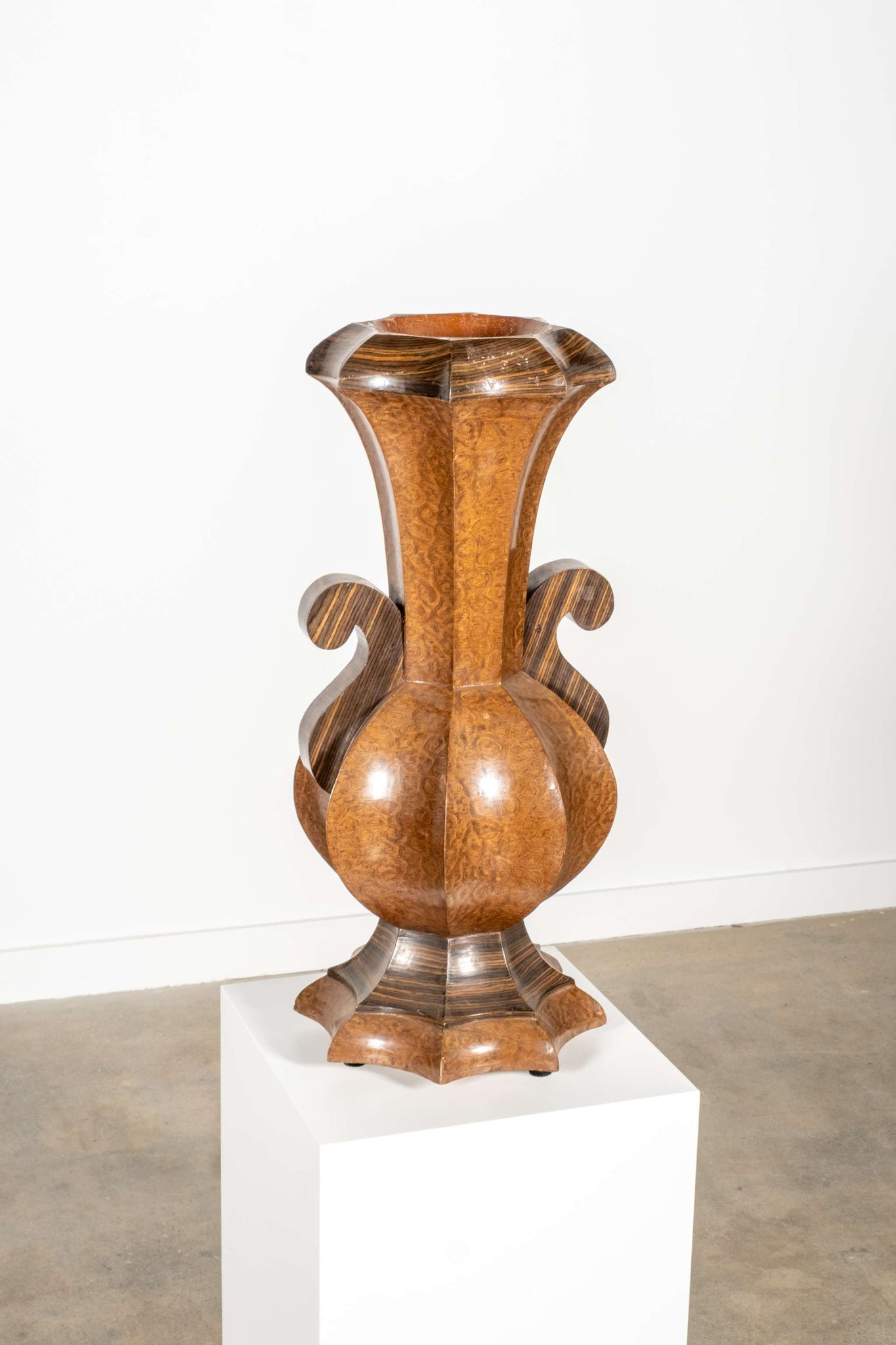 Large Wood Vase