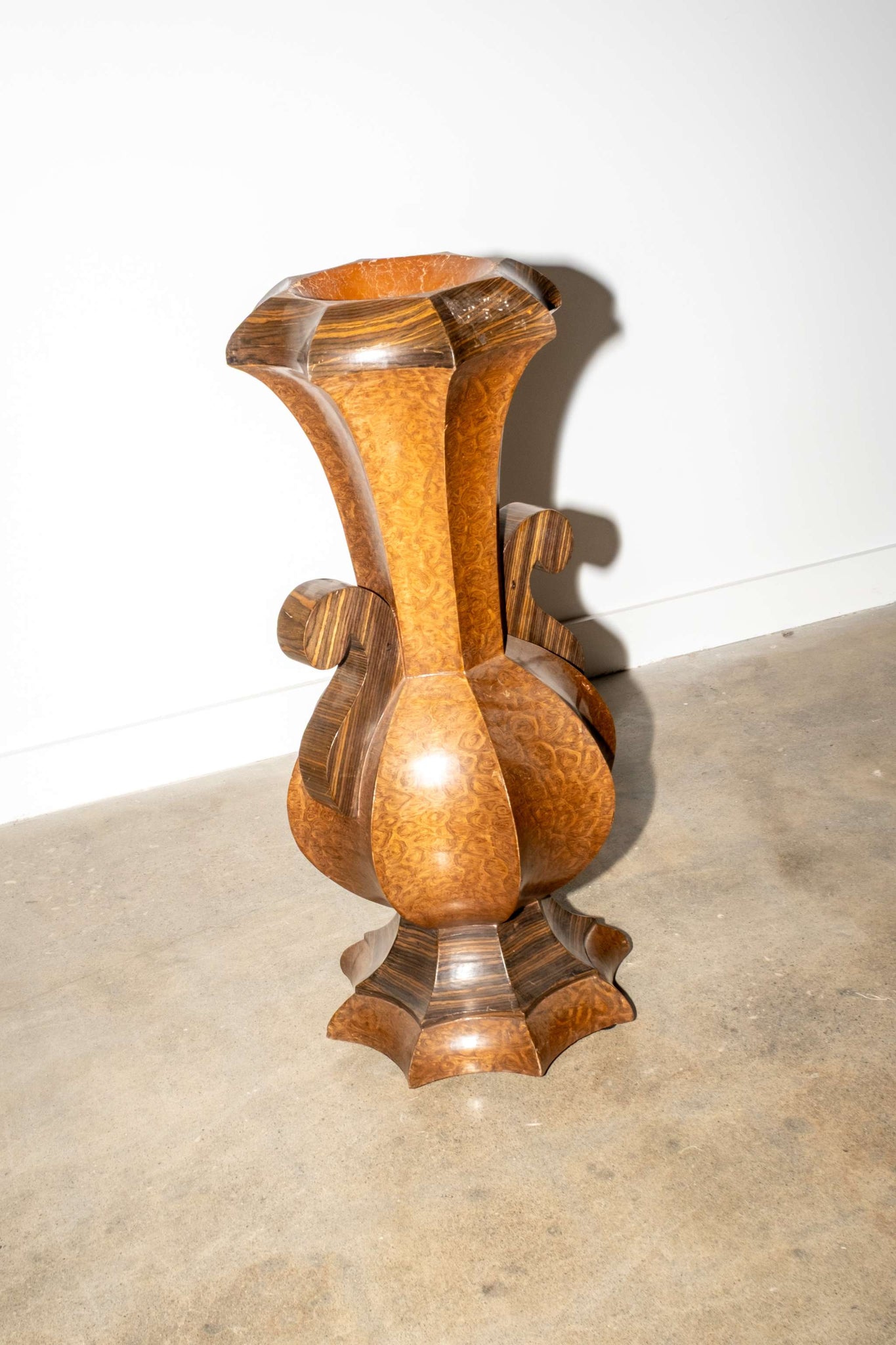 Large Wood Vase
