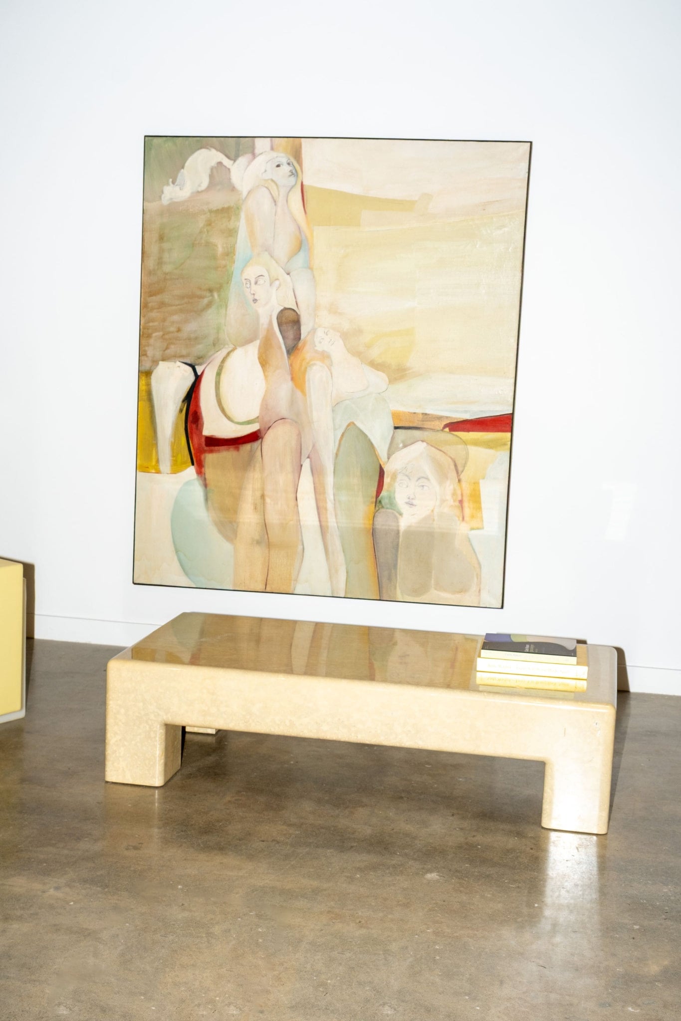 Vintage Low Lacquered Coffee Table | Bonne Choice