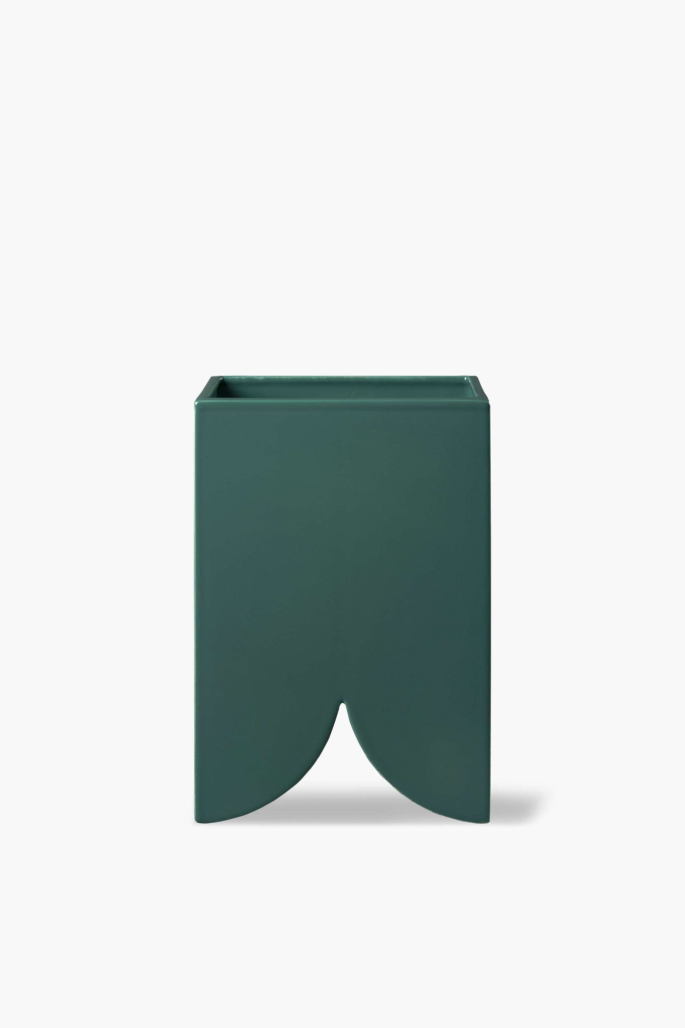 Green "Onda" Vase