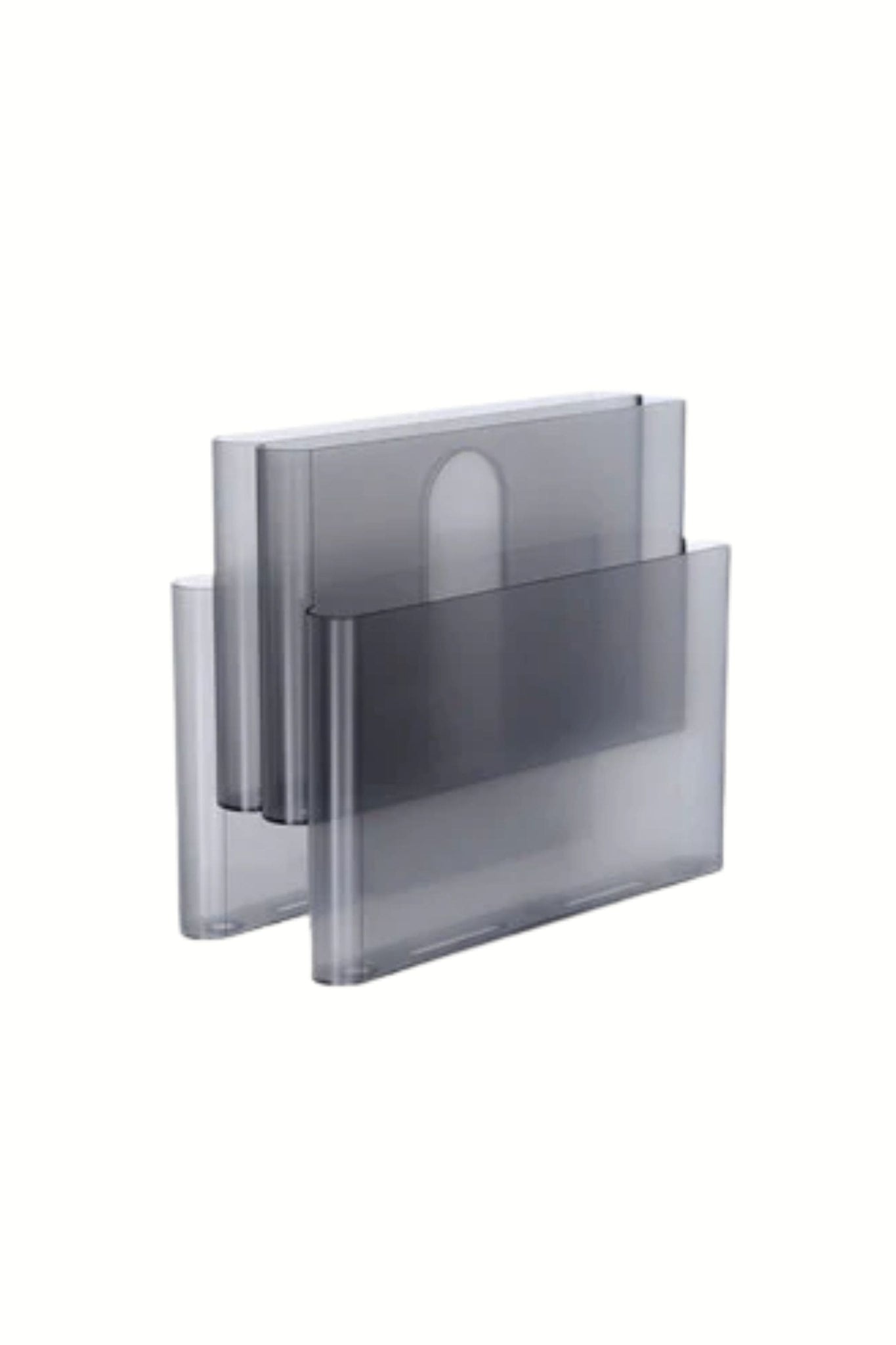 Vintage Kartell Model 4676 Magazine Holder, Smoke | Bonne Choice
