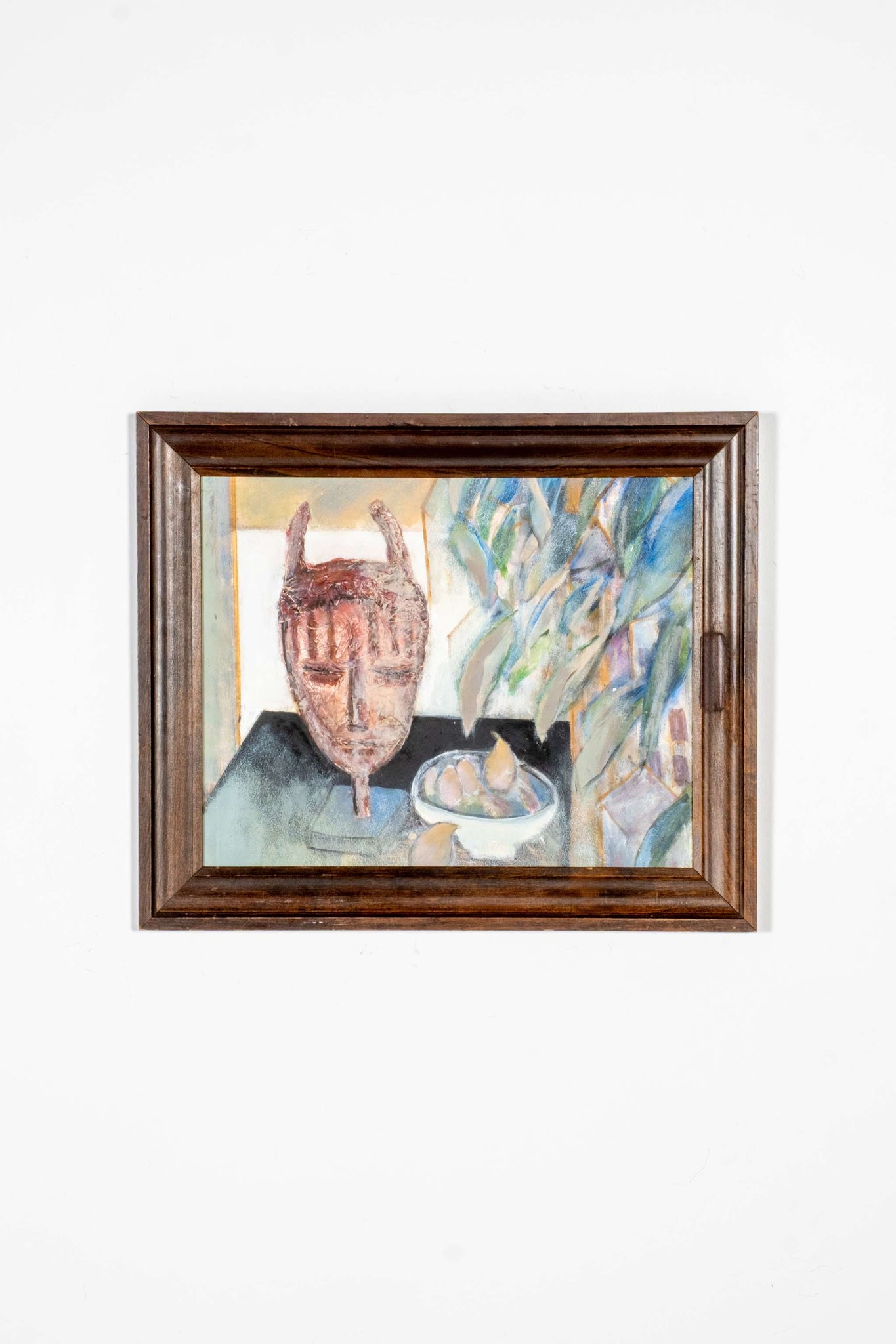 Mask and Fruit Bowl Still Life