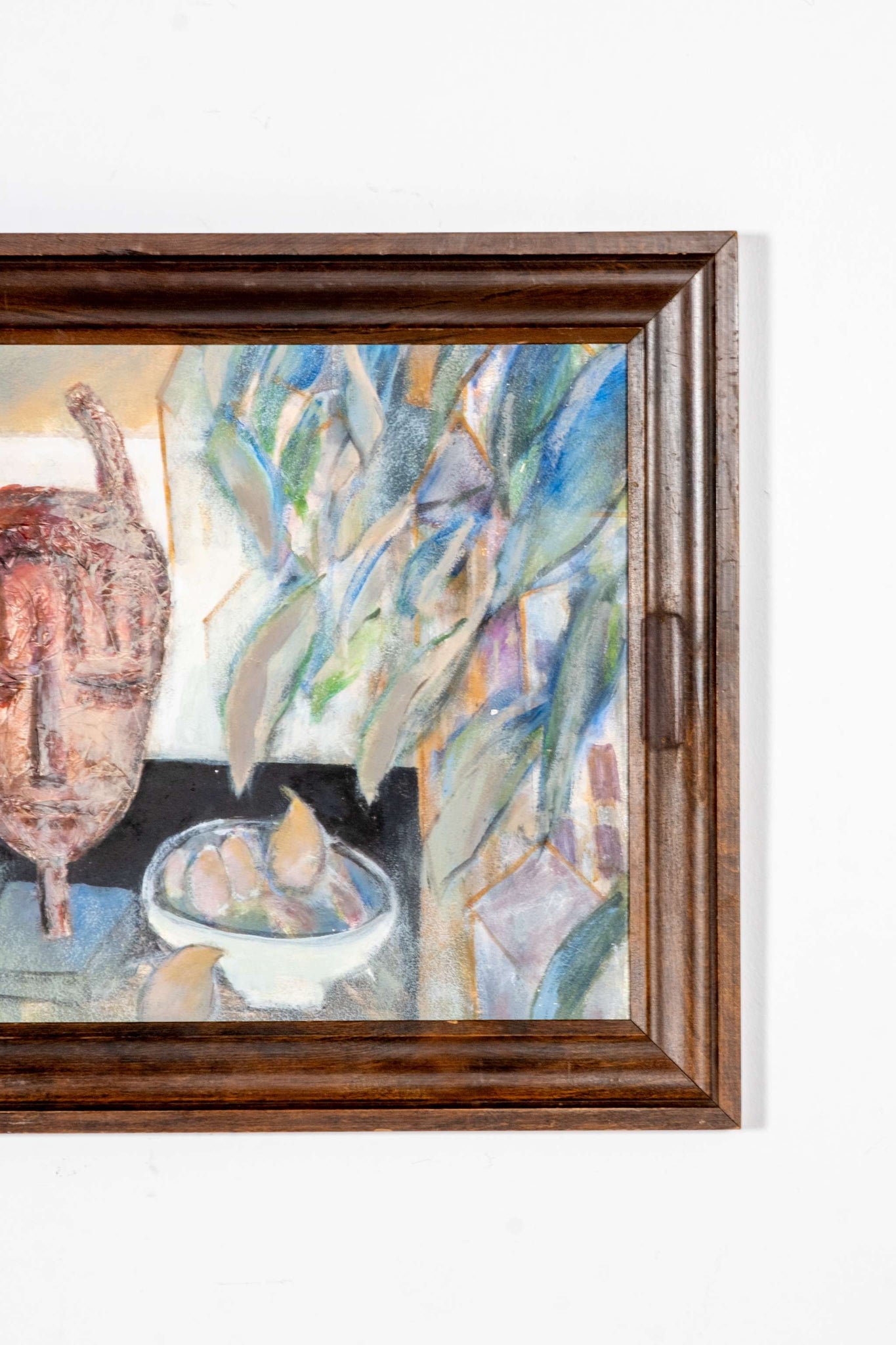 Mask and Fruit Bowl Still Life