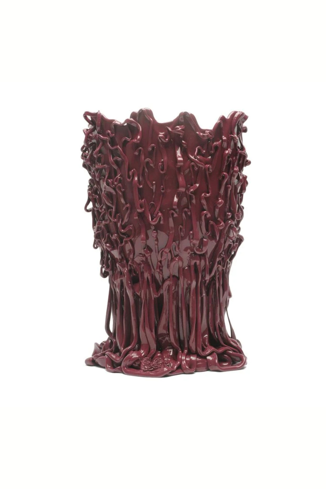 Corsi Medusa Vase (Large), Matte Cherry by Gaetano Pesce | Bonne Choice