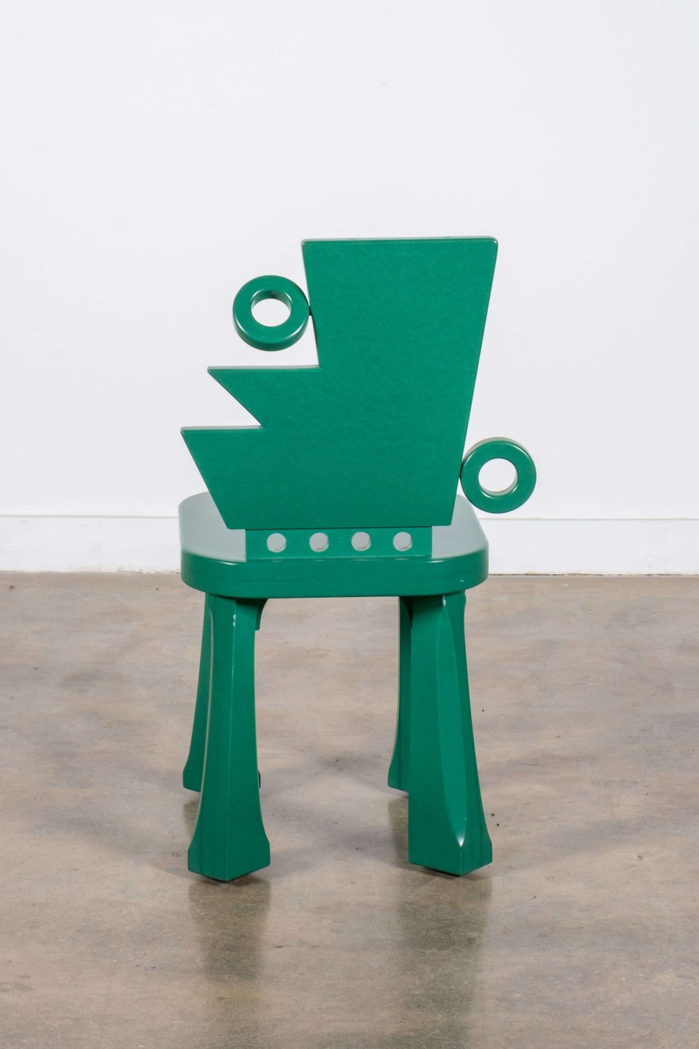 Miro Wood Chair, Green | Bonne Choice