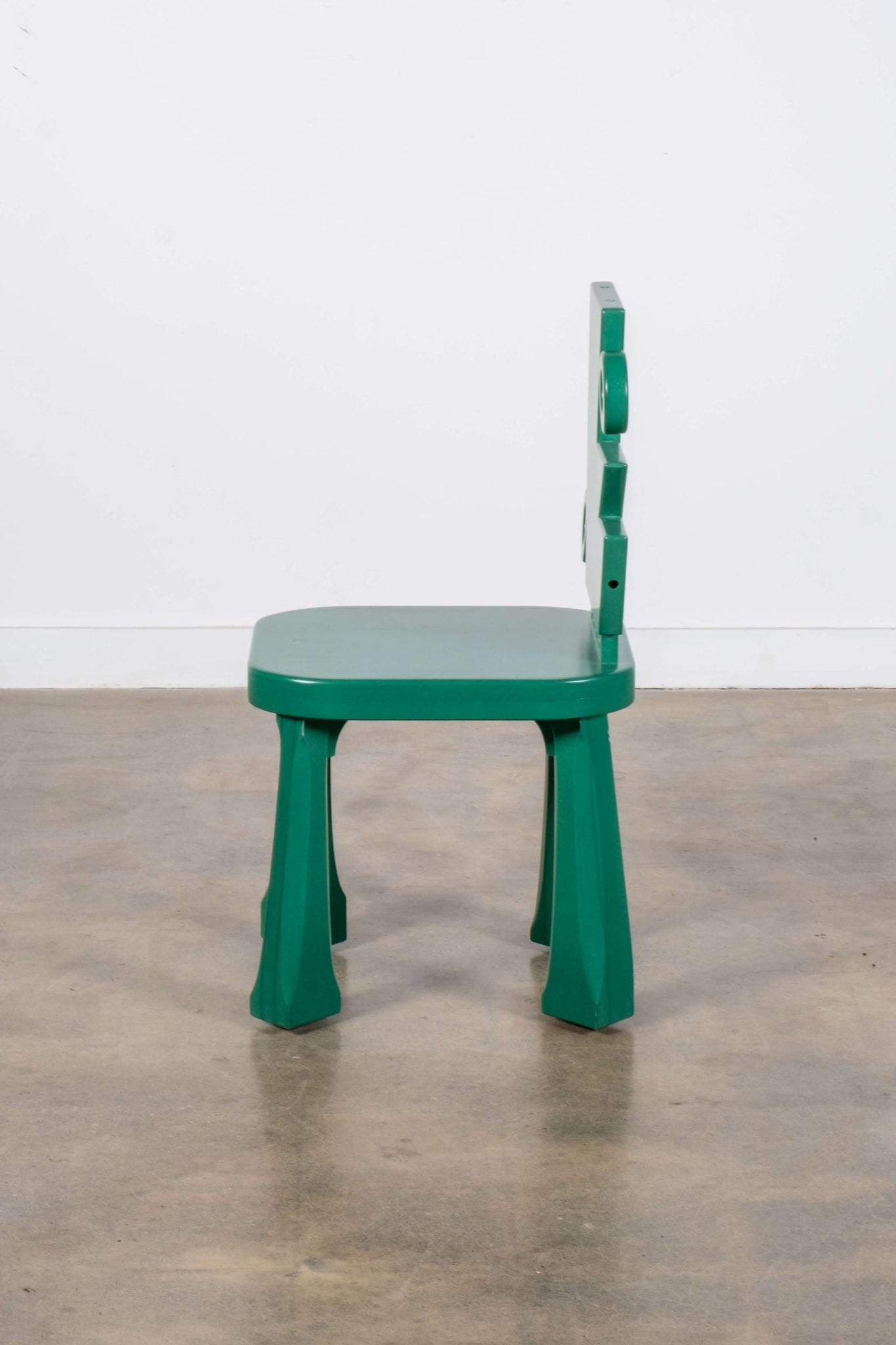 Miro Wood Chair, Green | Bonne Choice