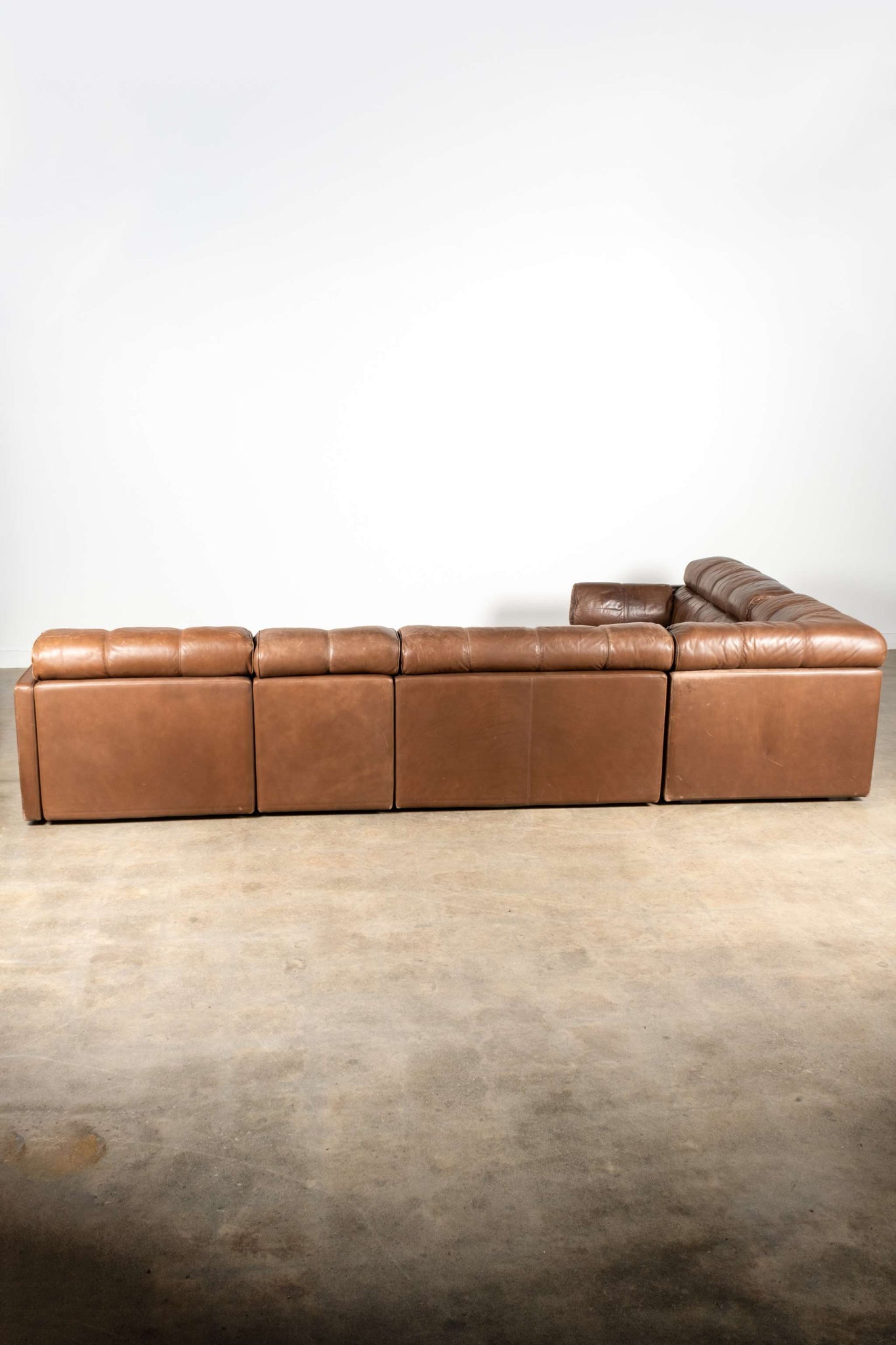 Modular Leather Sofa Set