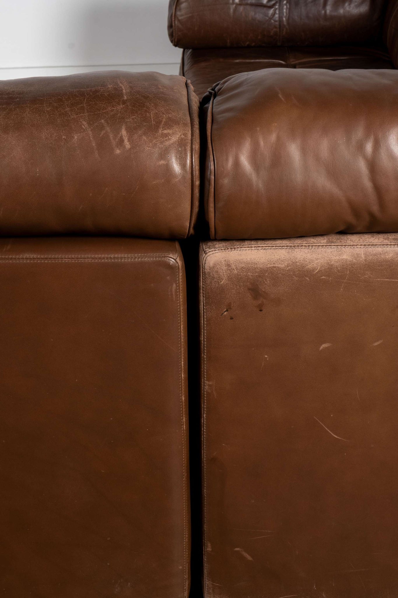 Modular Leather Sofa Set