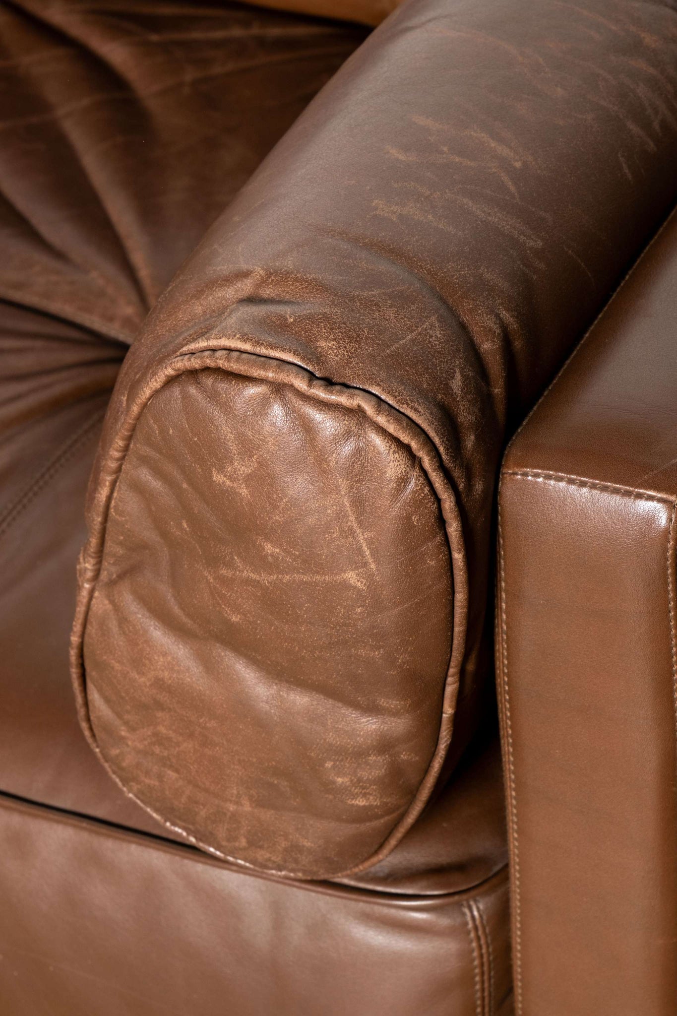 Modular Leather Sofa Set