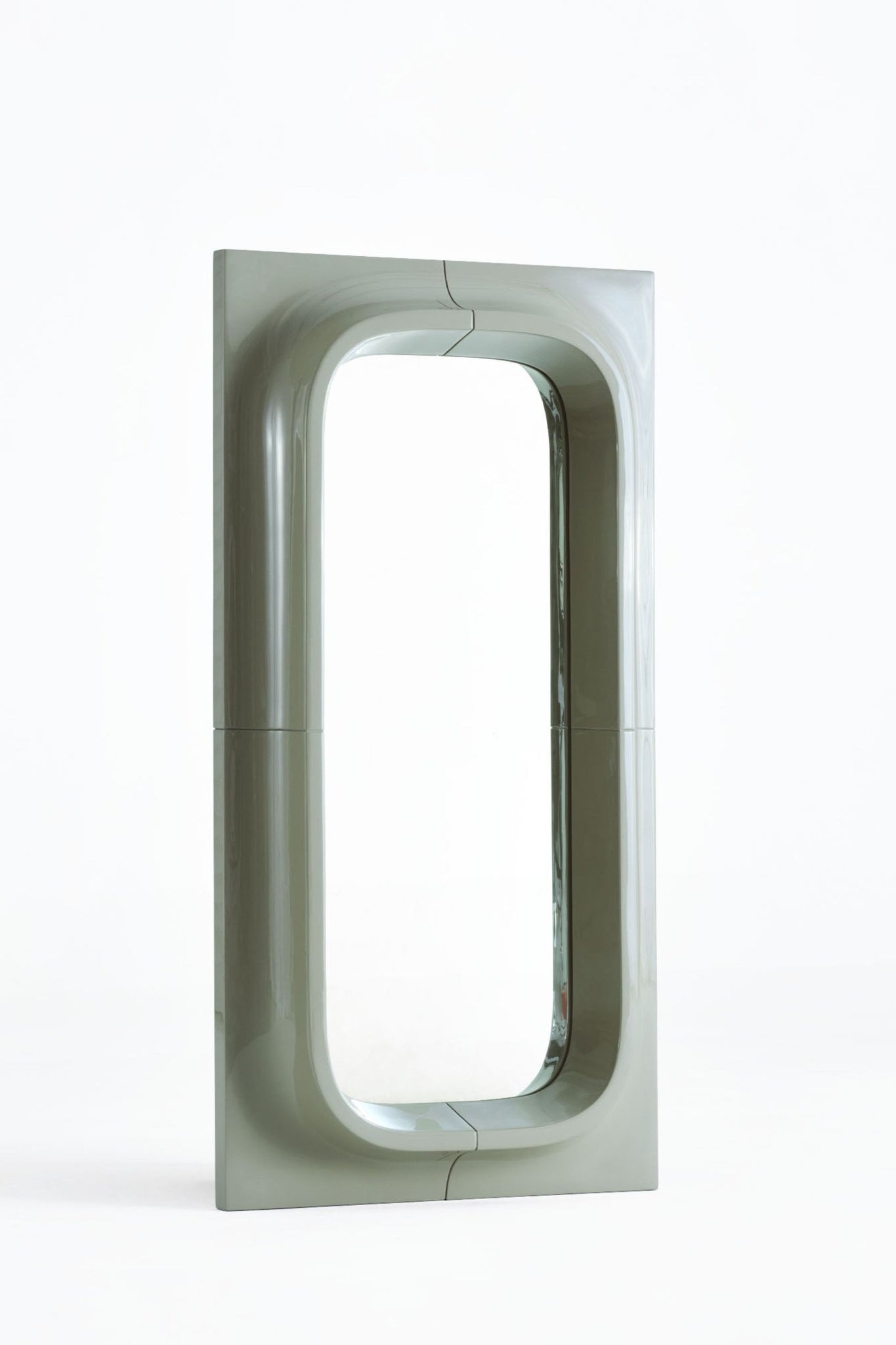 Porthole Mirror, Small, Green
