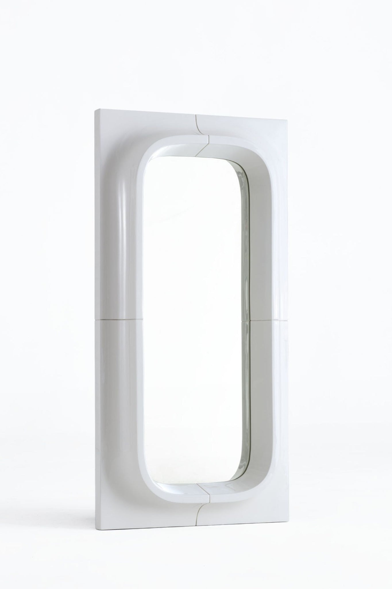 Porthole Mirror, Small, White