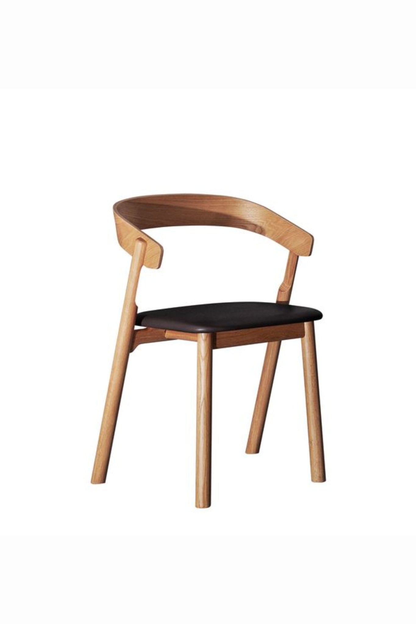 Bonne Choice - Made by Choice NUDE Dining Chair, Leather by Harri Koskinen