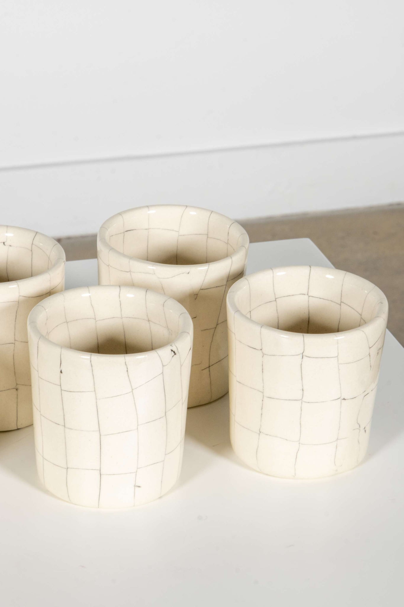 Ceramic Matcha Bowl + Cups Set, Square