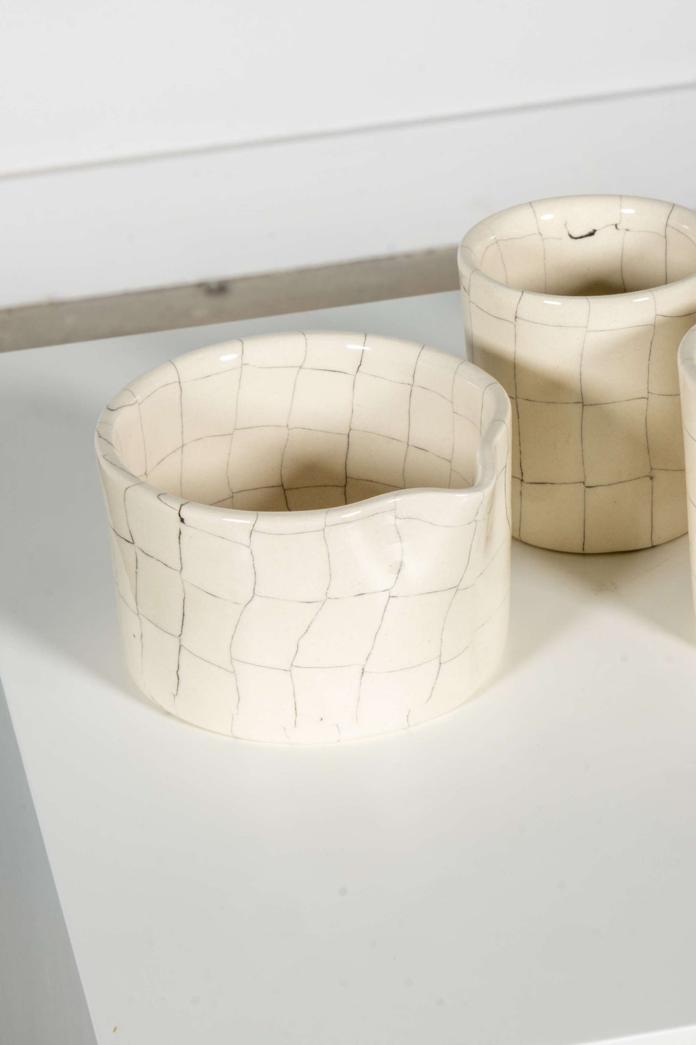 Ceramic Matcha Bowl + Cups Set, Square