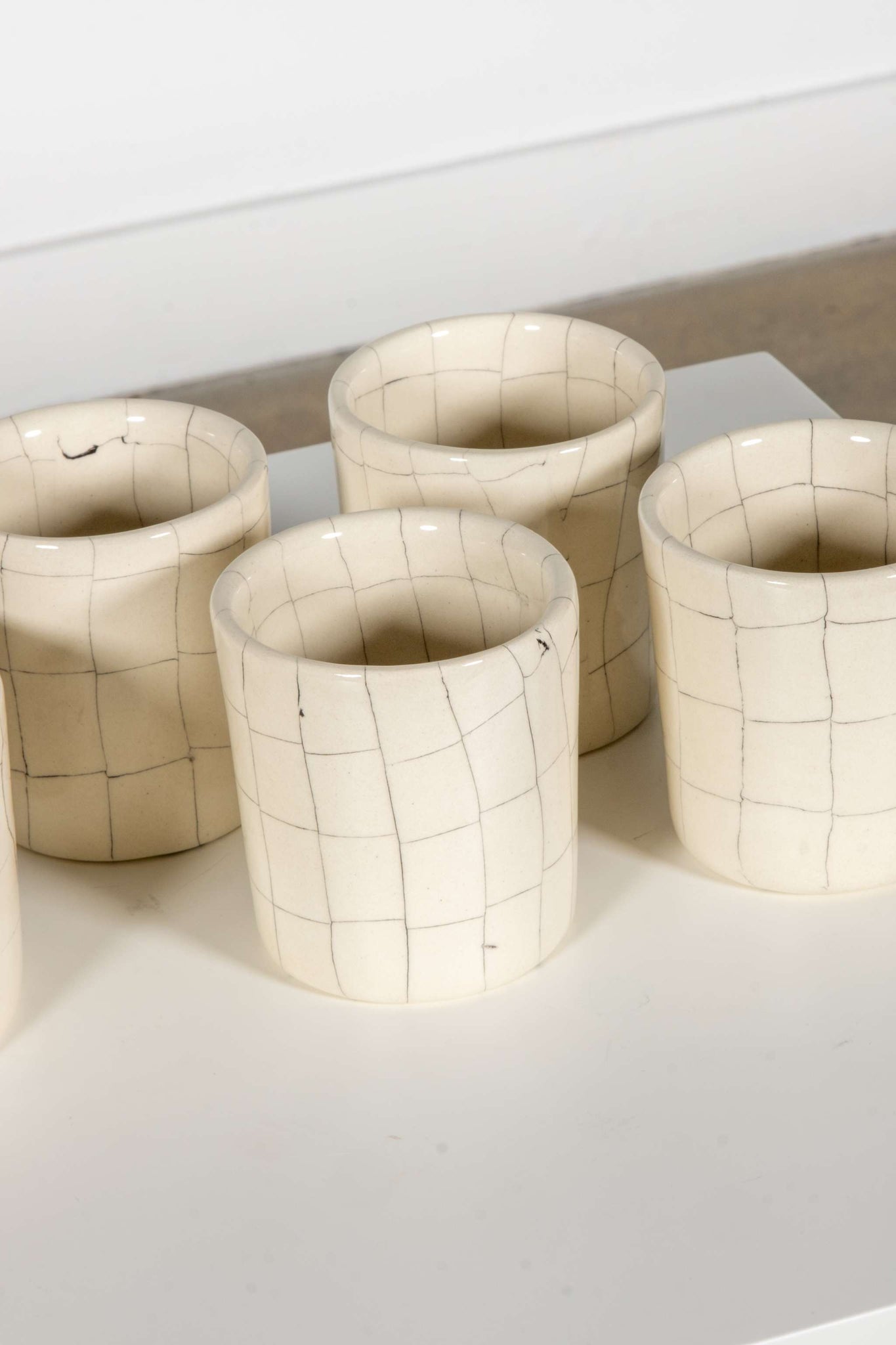 Ceramic Matcha Bowl + Cups Set, Square