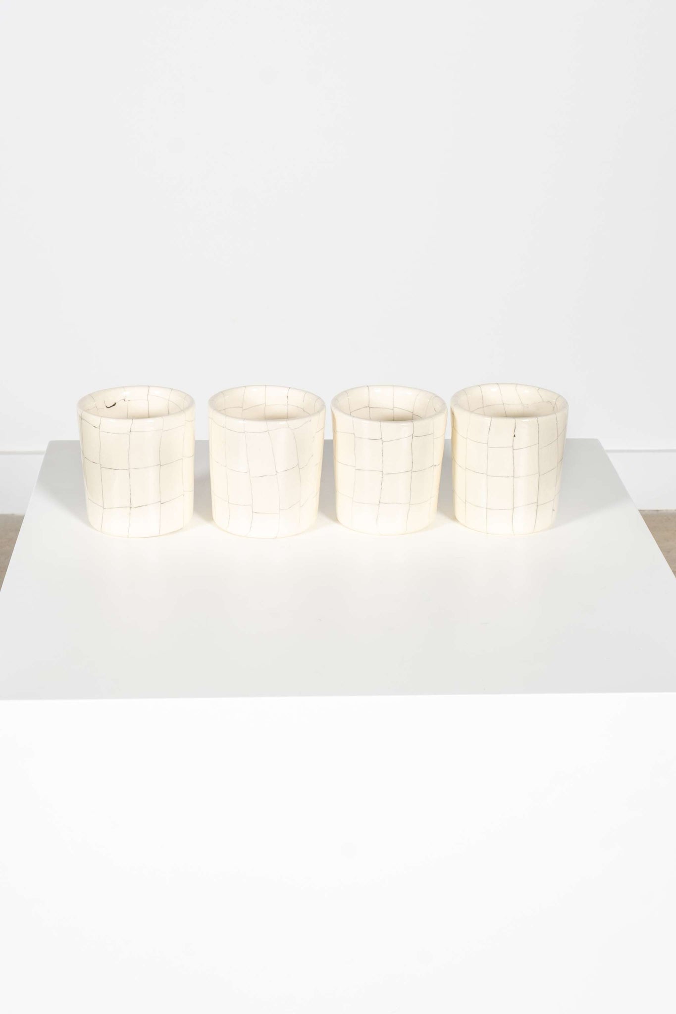 Ceramic Matcha Bowl + Cups Set, Square