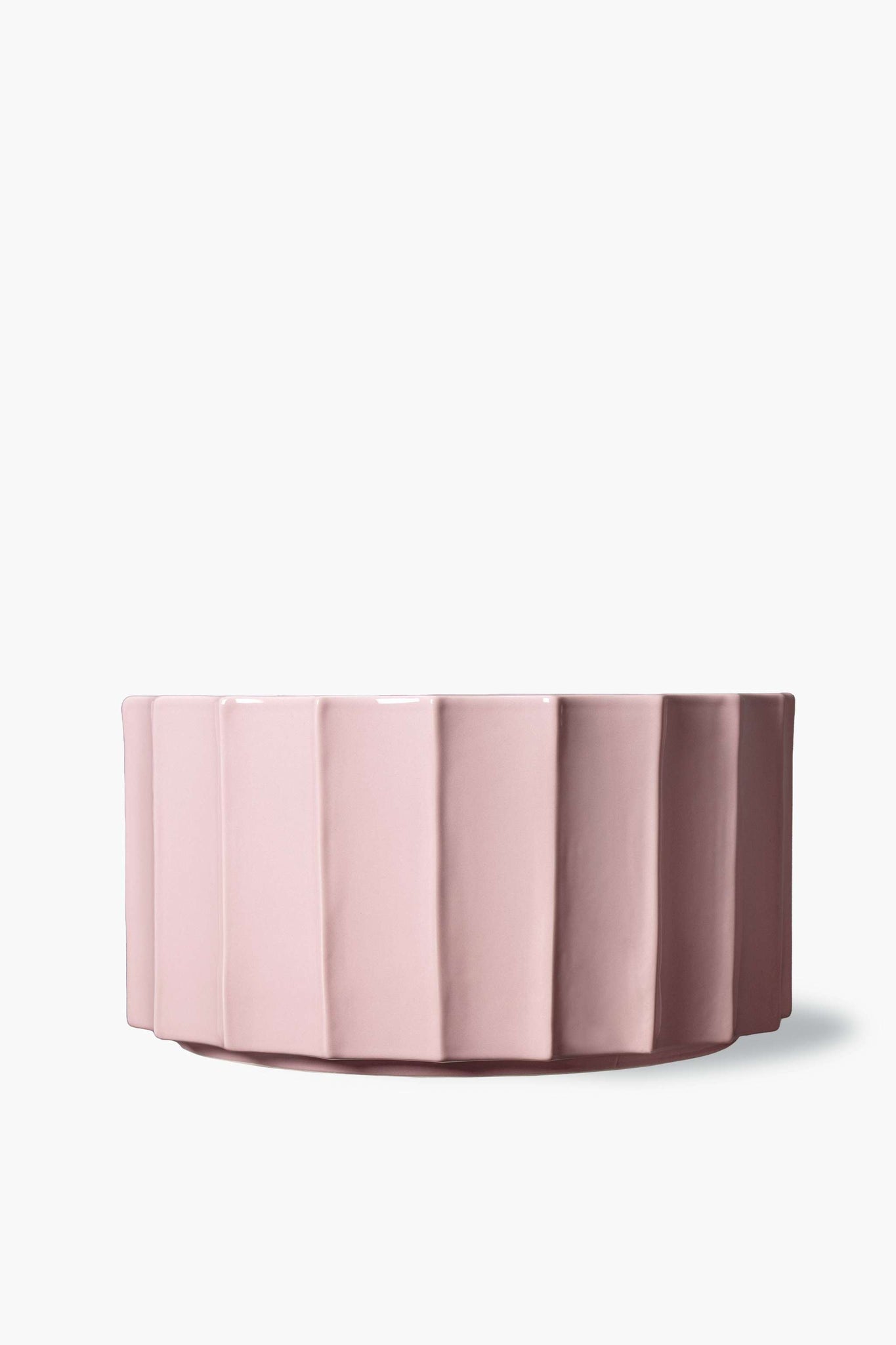 Short Column Vase, Rosa