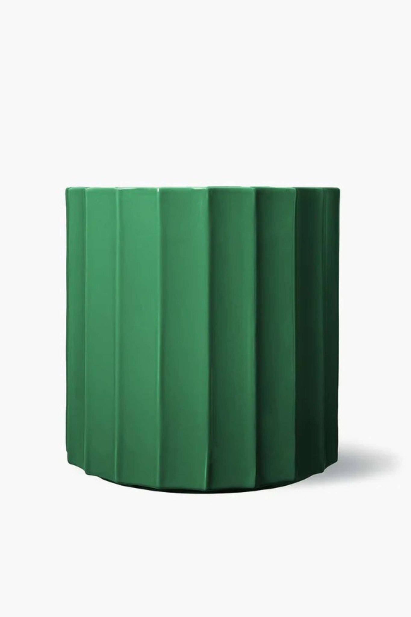 Medium Column Vase, Verde