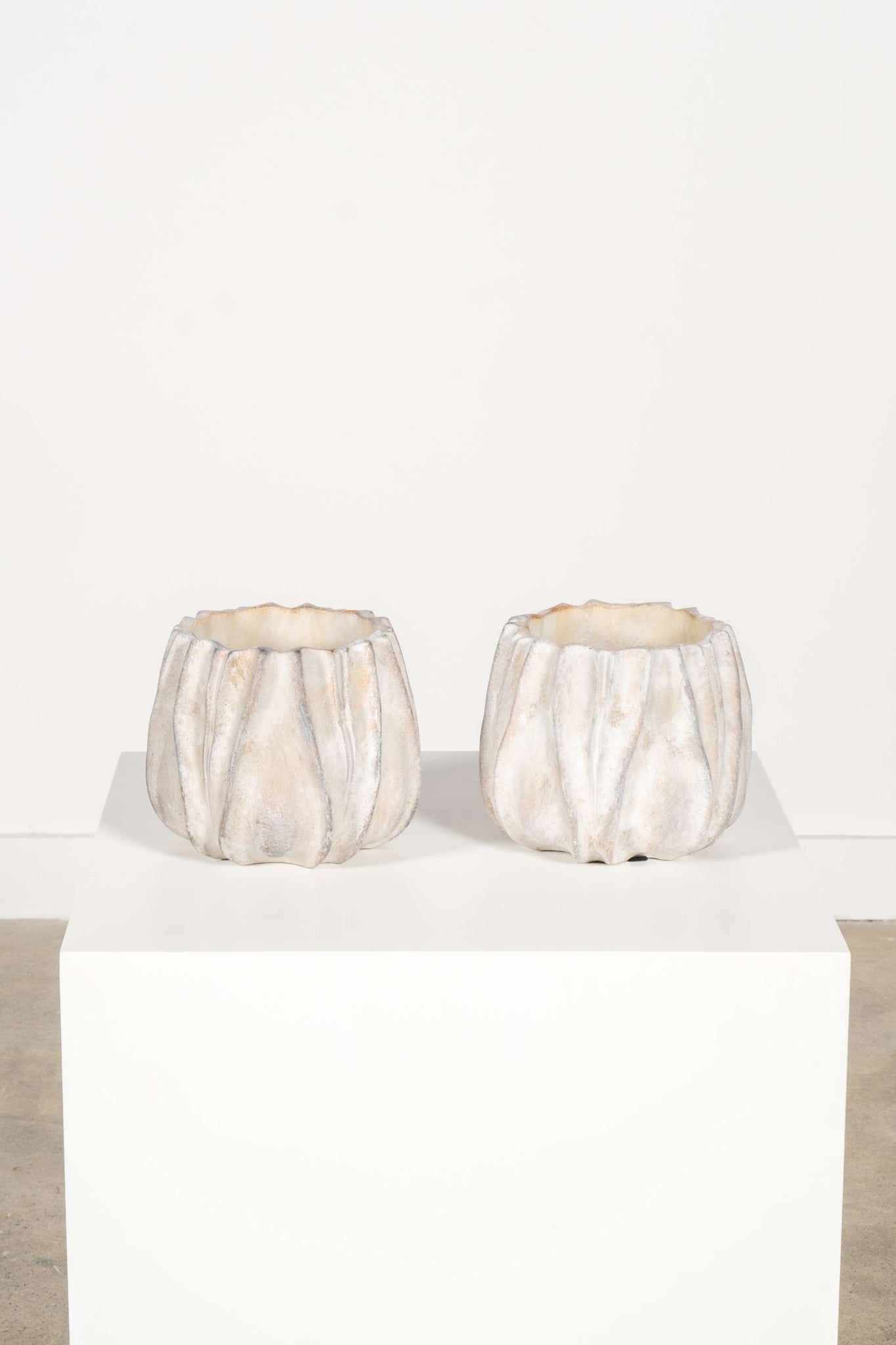 Faux Bois Handkerchief Planter