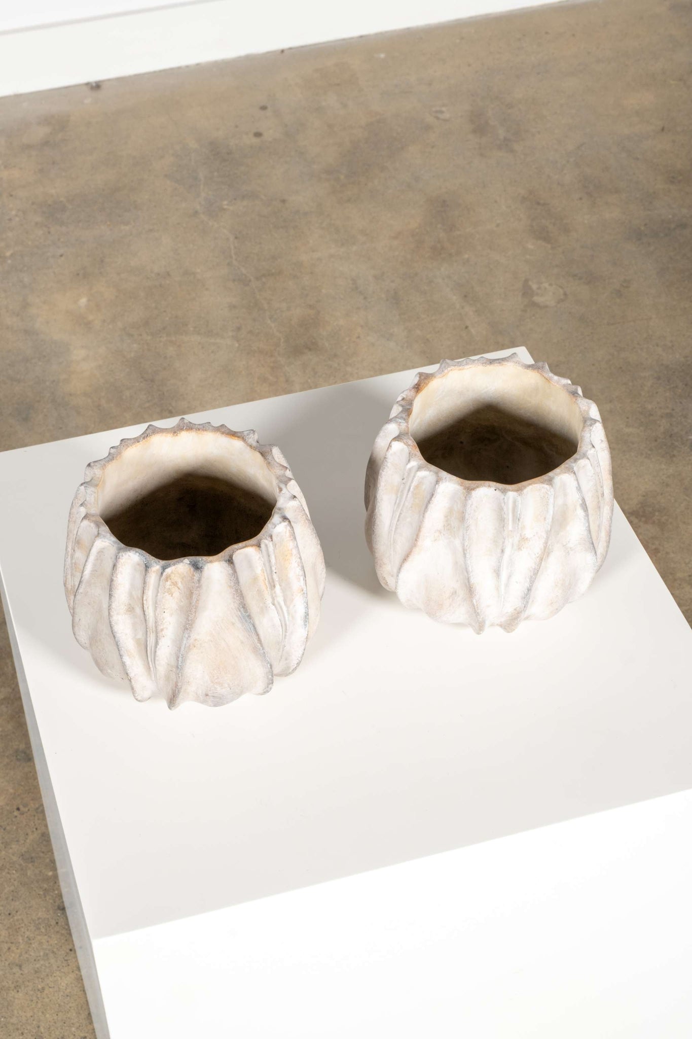 Faux Bois Handkerchief Planter