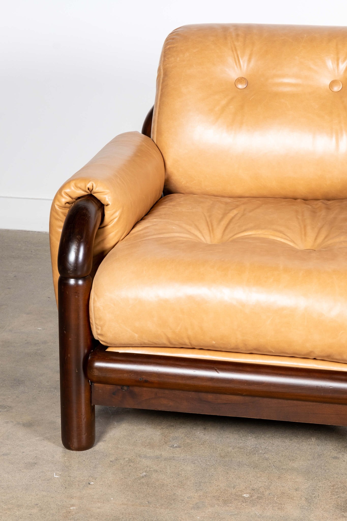 Pair of Brazilian Leather Armchairs