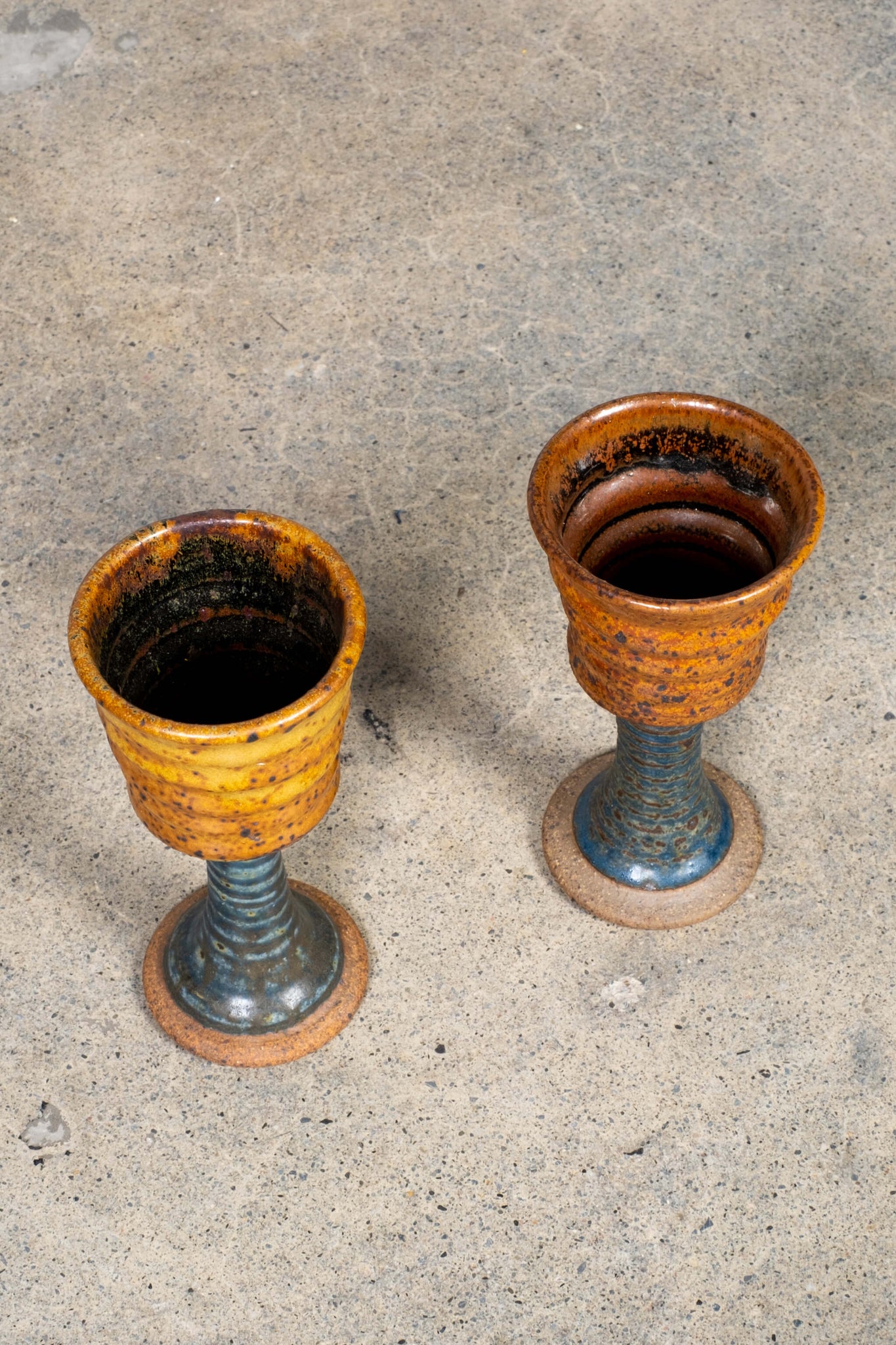Pair of Stoneware Cups