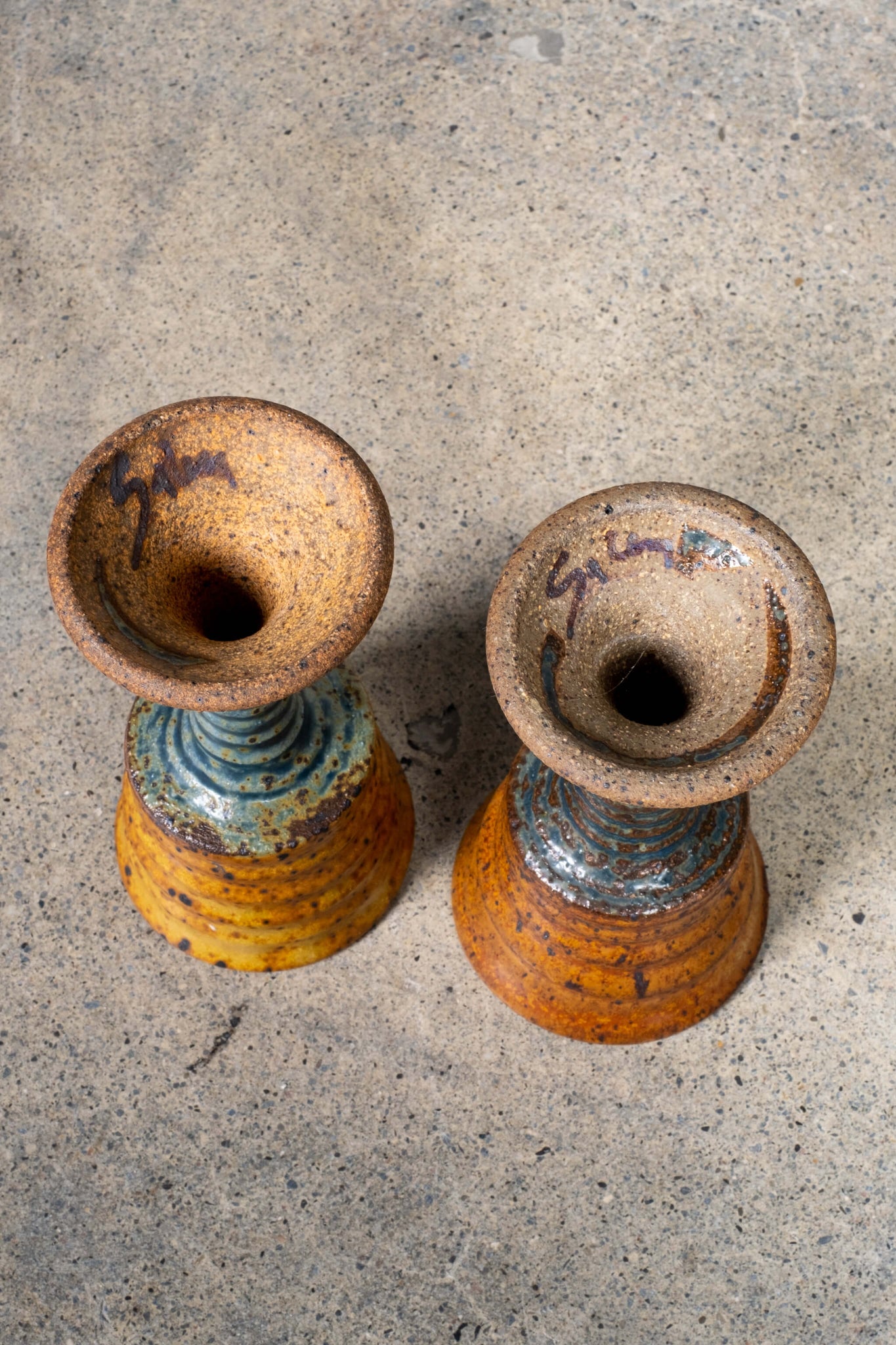 Pair of Stoneware Cups