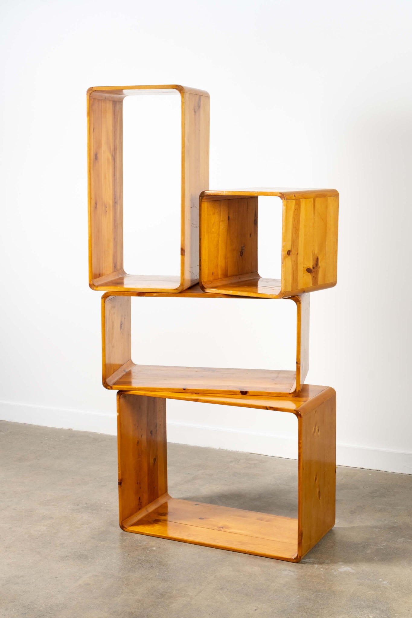 Pine Modular Stacking Shelving | Bonne Choice