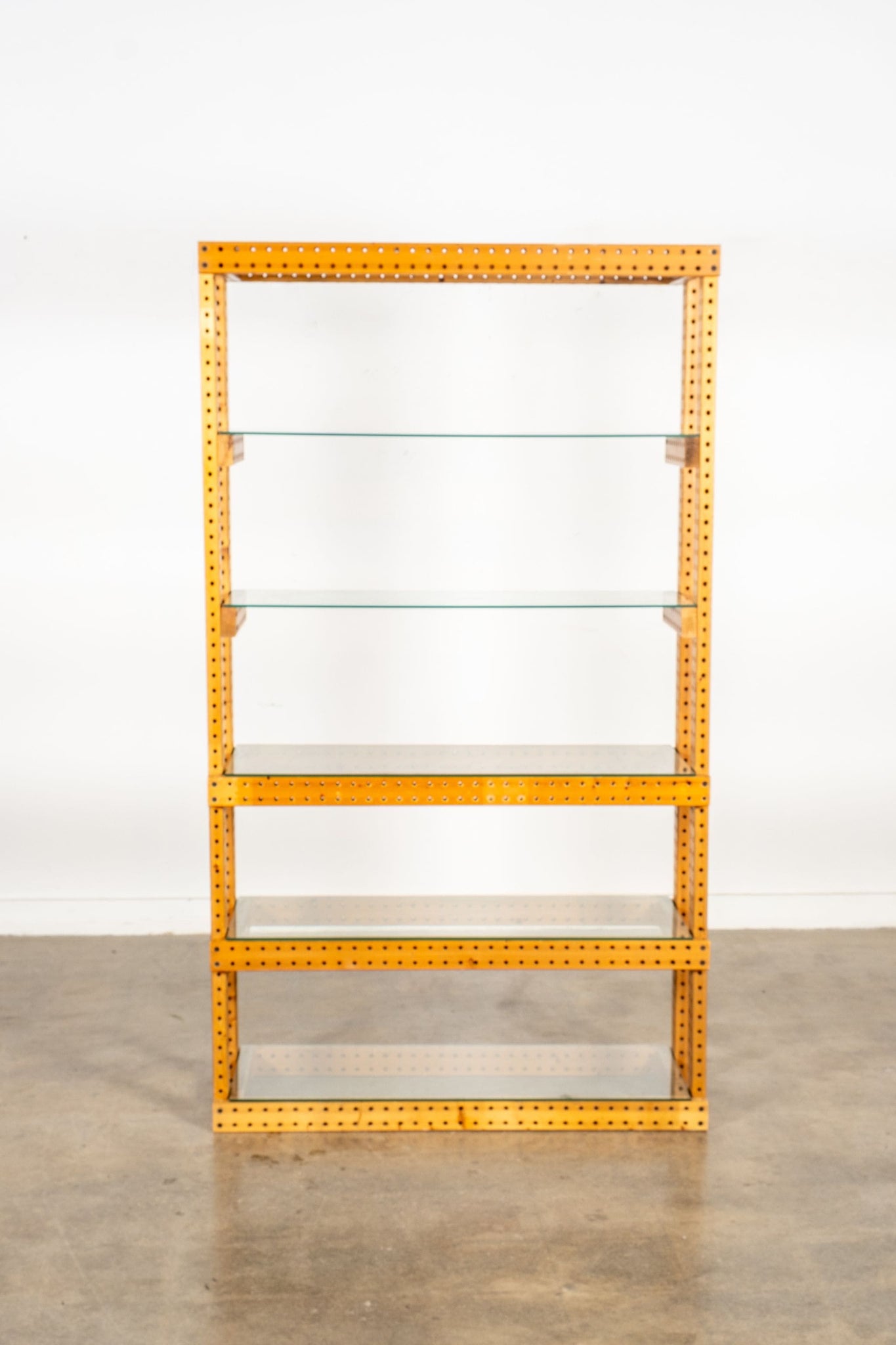 Vintage Pine Shelving Unit, 1 (holes) | Bonne Choice
