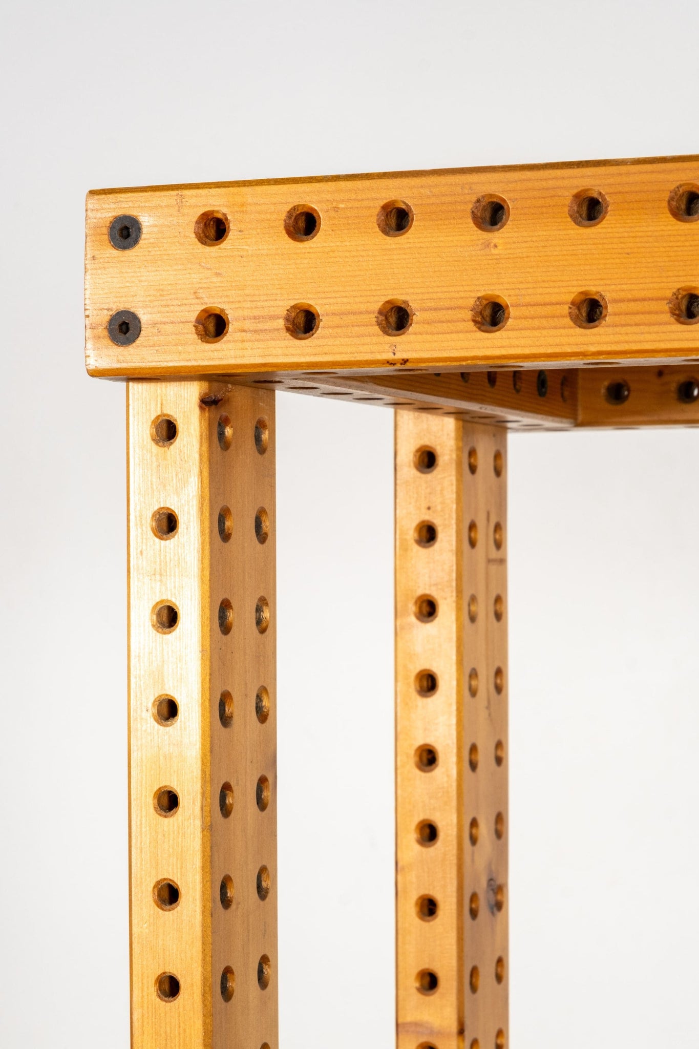Vintage Pine Shelving Unit, 1 (holes) | Bonne Choice