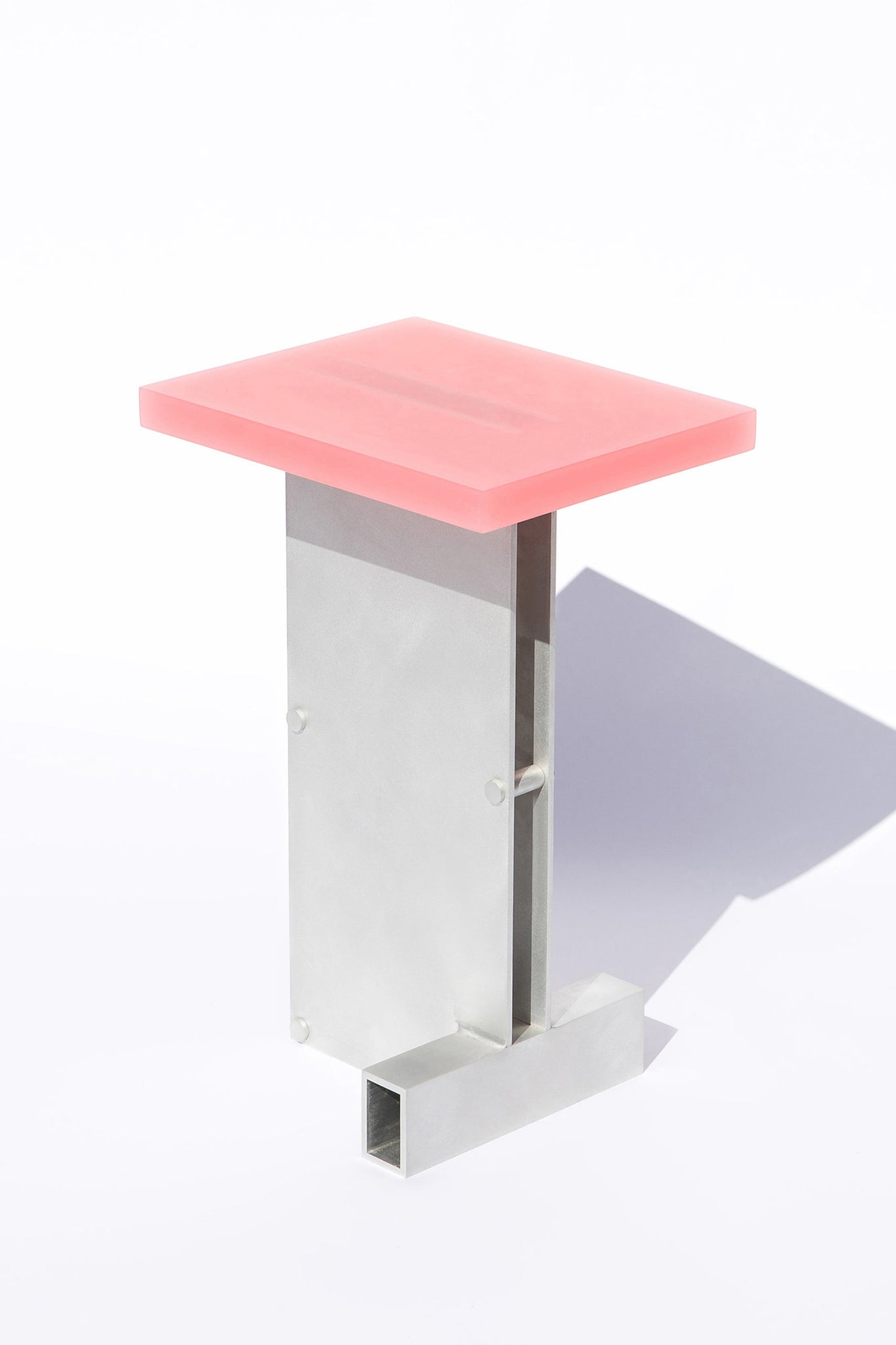 Pink Jolly Rancher Side Table